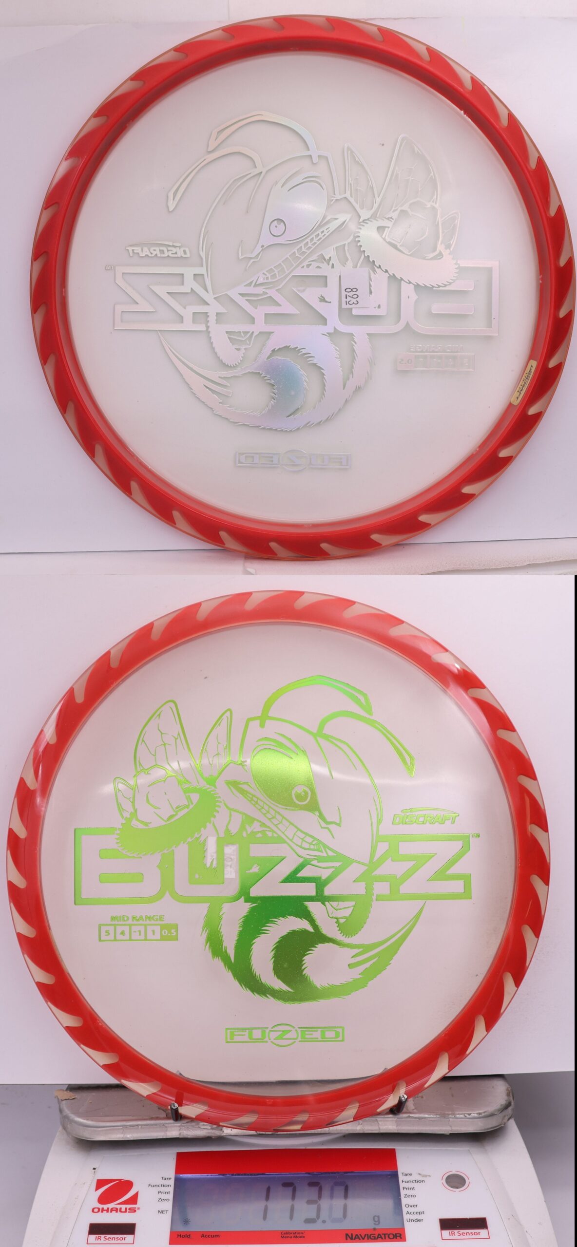 614992 FuZed Line Buzzz - Buzzzsaw - #893 Clear-Red, 173