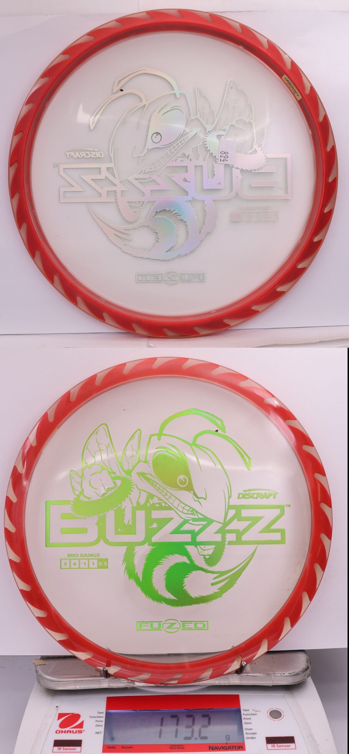 614993 FuZed Line Buzzz - Buzzzsaw - #894 Clear-Red, 173