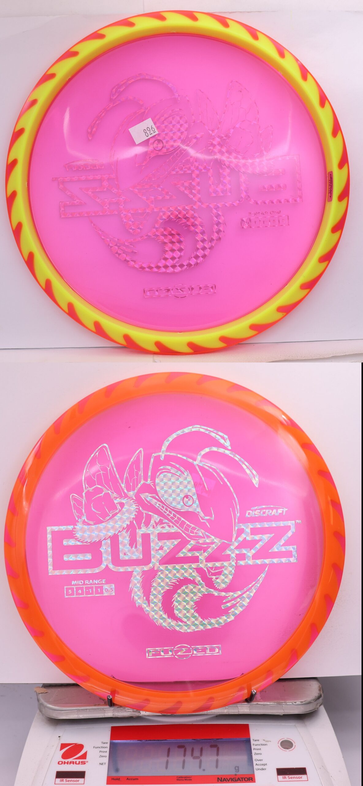 614995 FuZed Line Buzzz - Buzzzsaw - #896 Pink-Yellow, 175