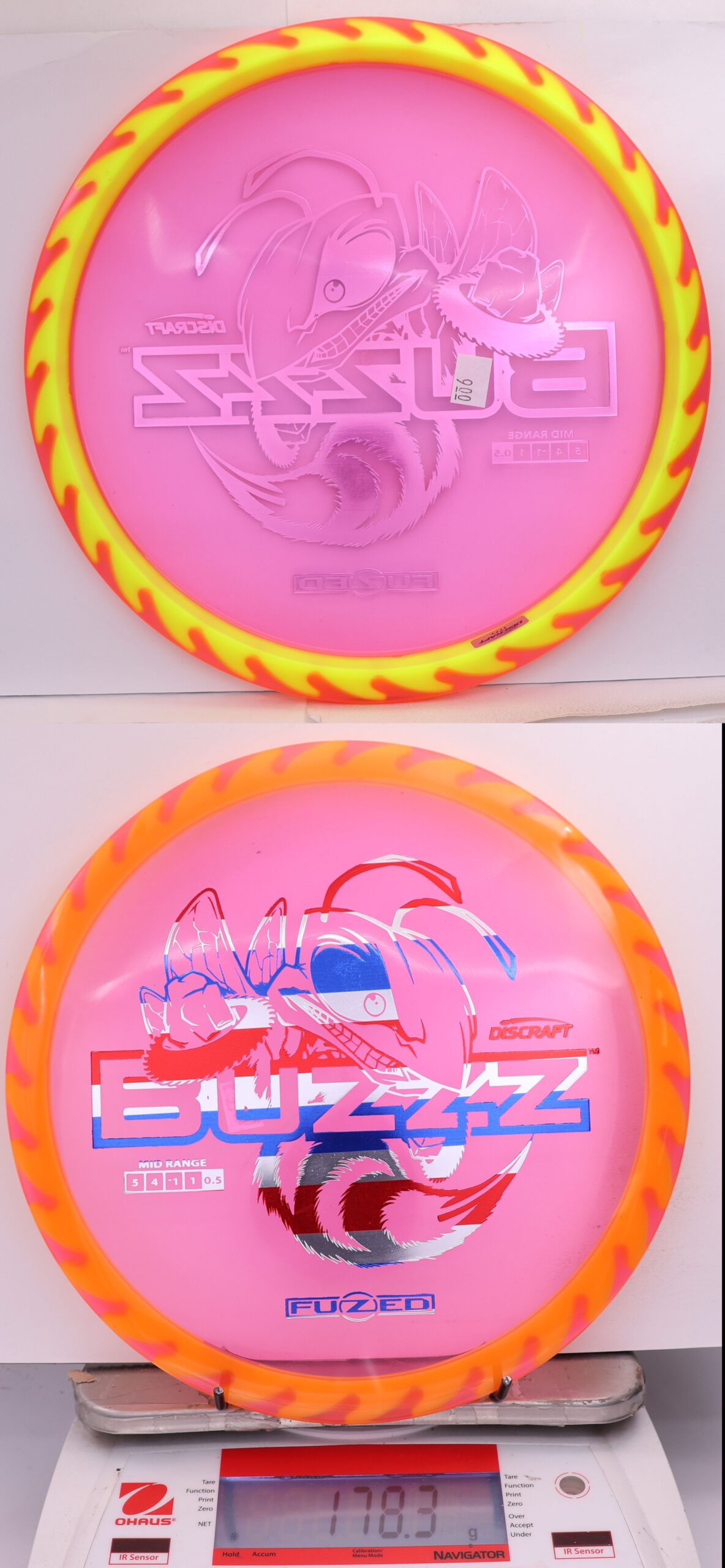 615014 FuZed Line Buzzz - Buzzzsaw - #900 Pink-Yellow, 178