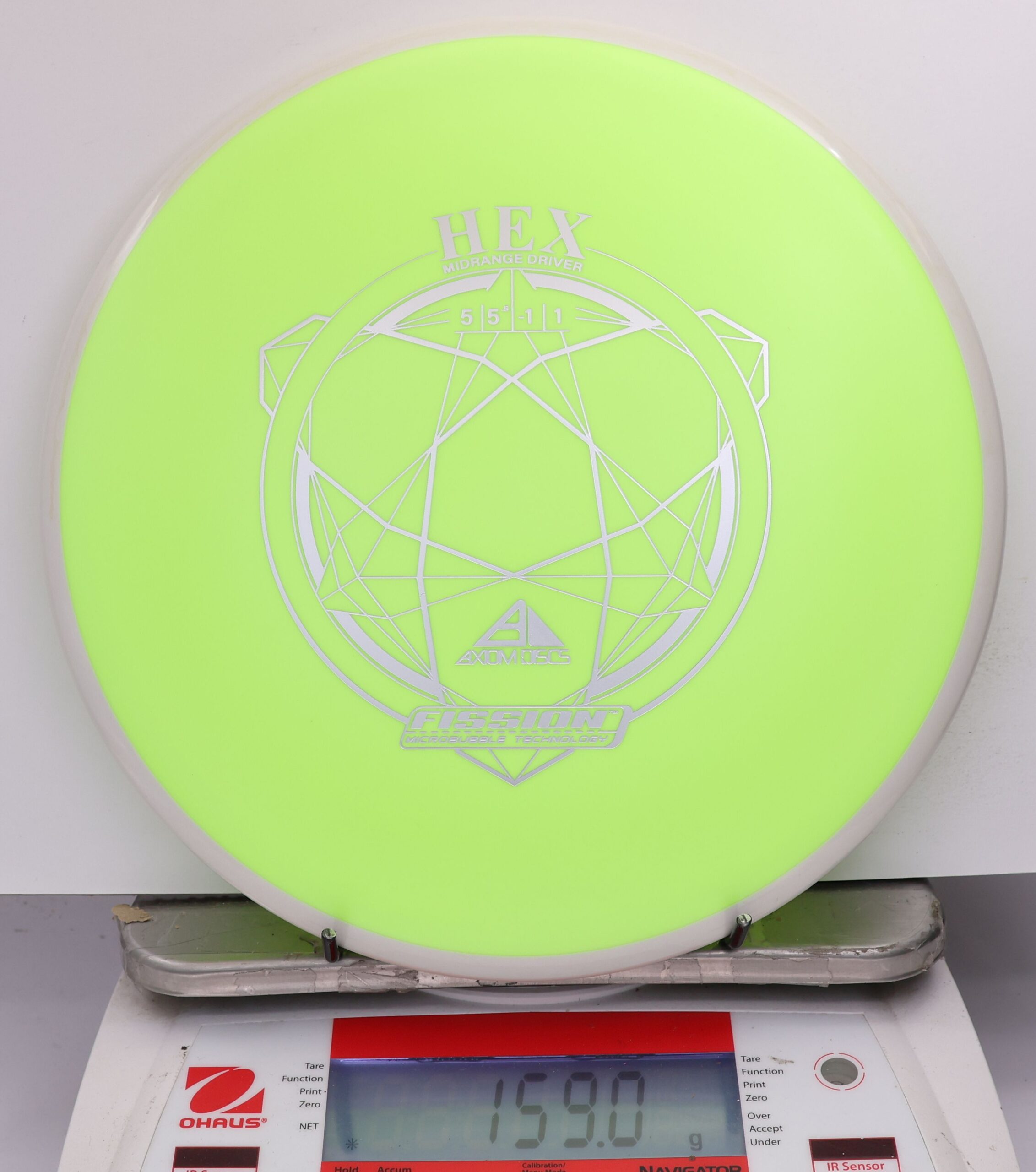 615521 Fission Hex - #39 White-NGrellow, 159