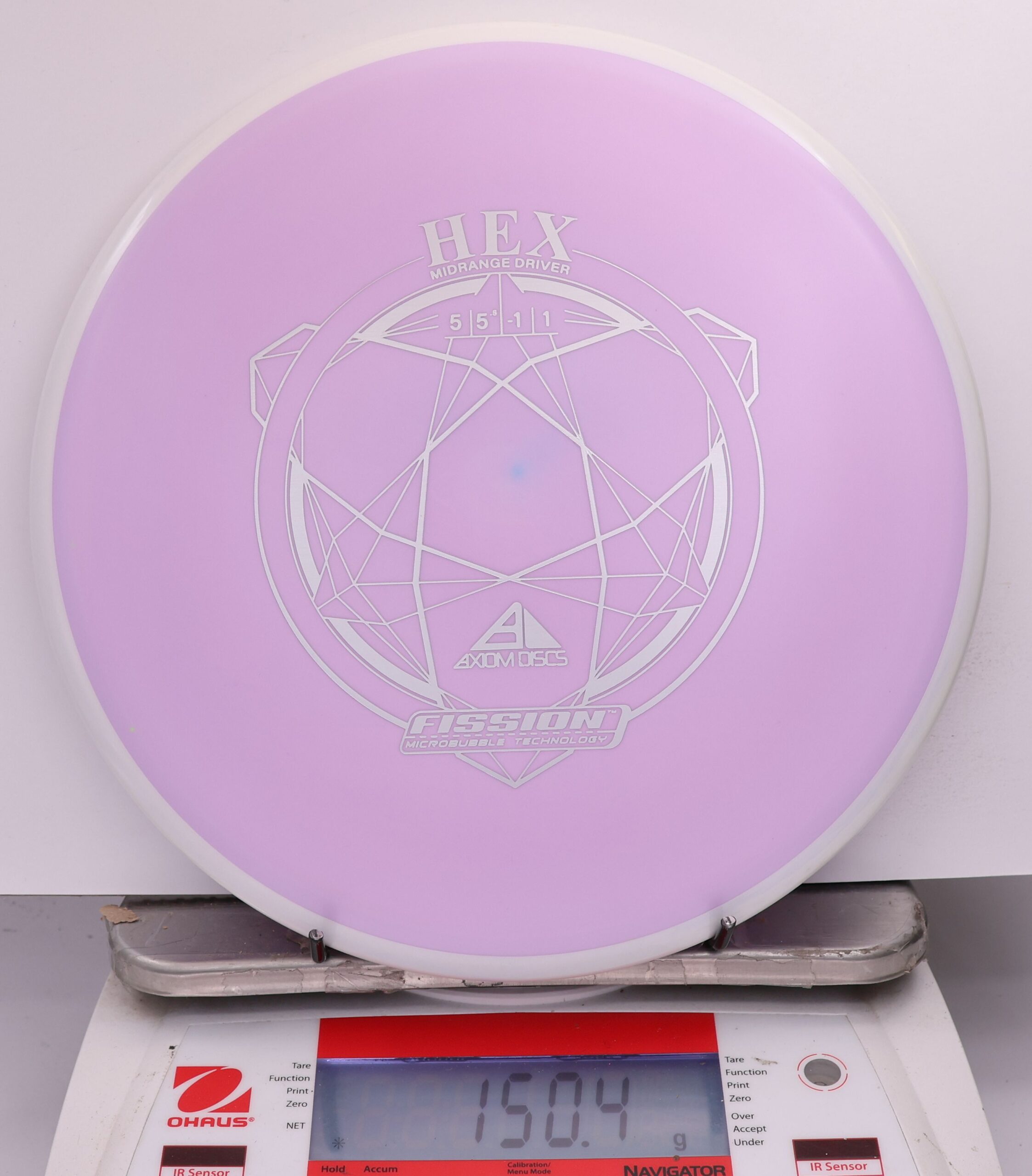 615537 Fission Hex - #40 White-LtPurple, 150