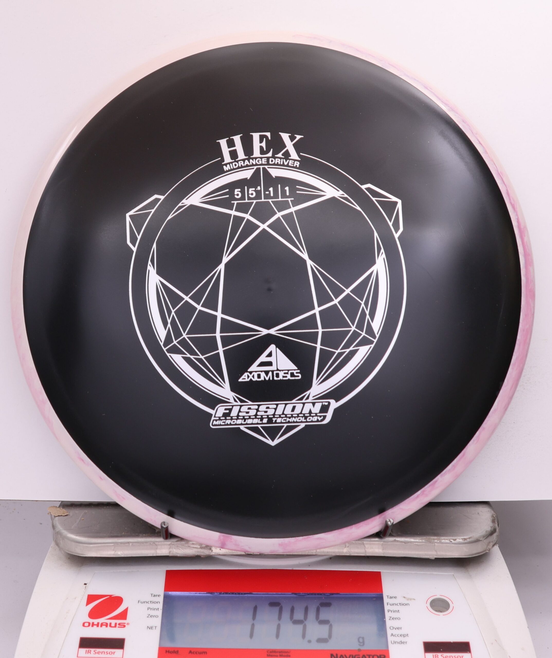 615560 Fission Hex - #48 LtPink-Black, 175