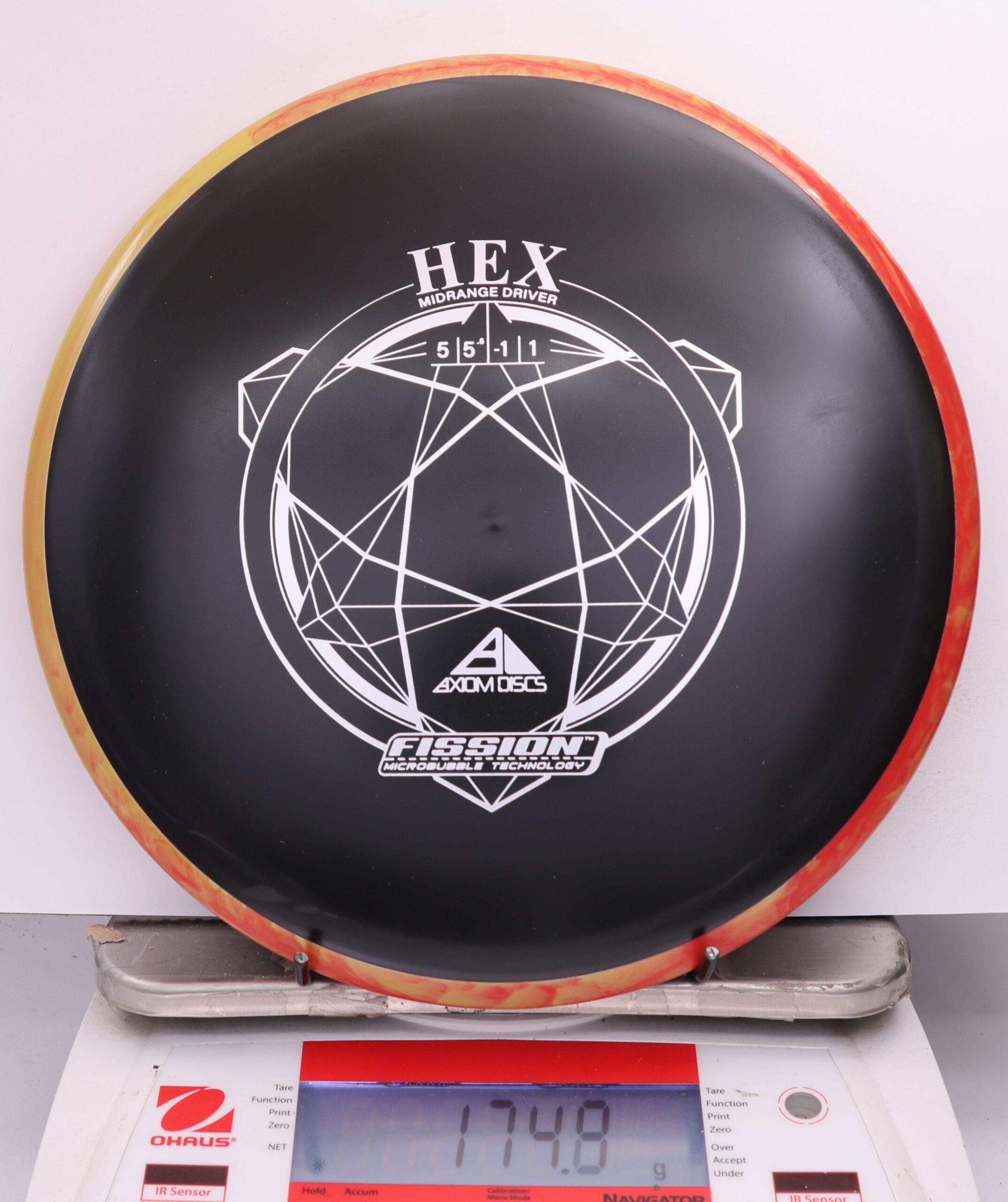 615561 Fission Hex - #49 RedOrng-Black, 175