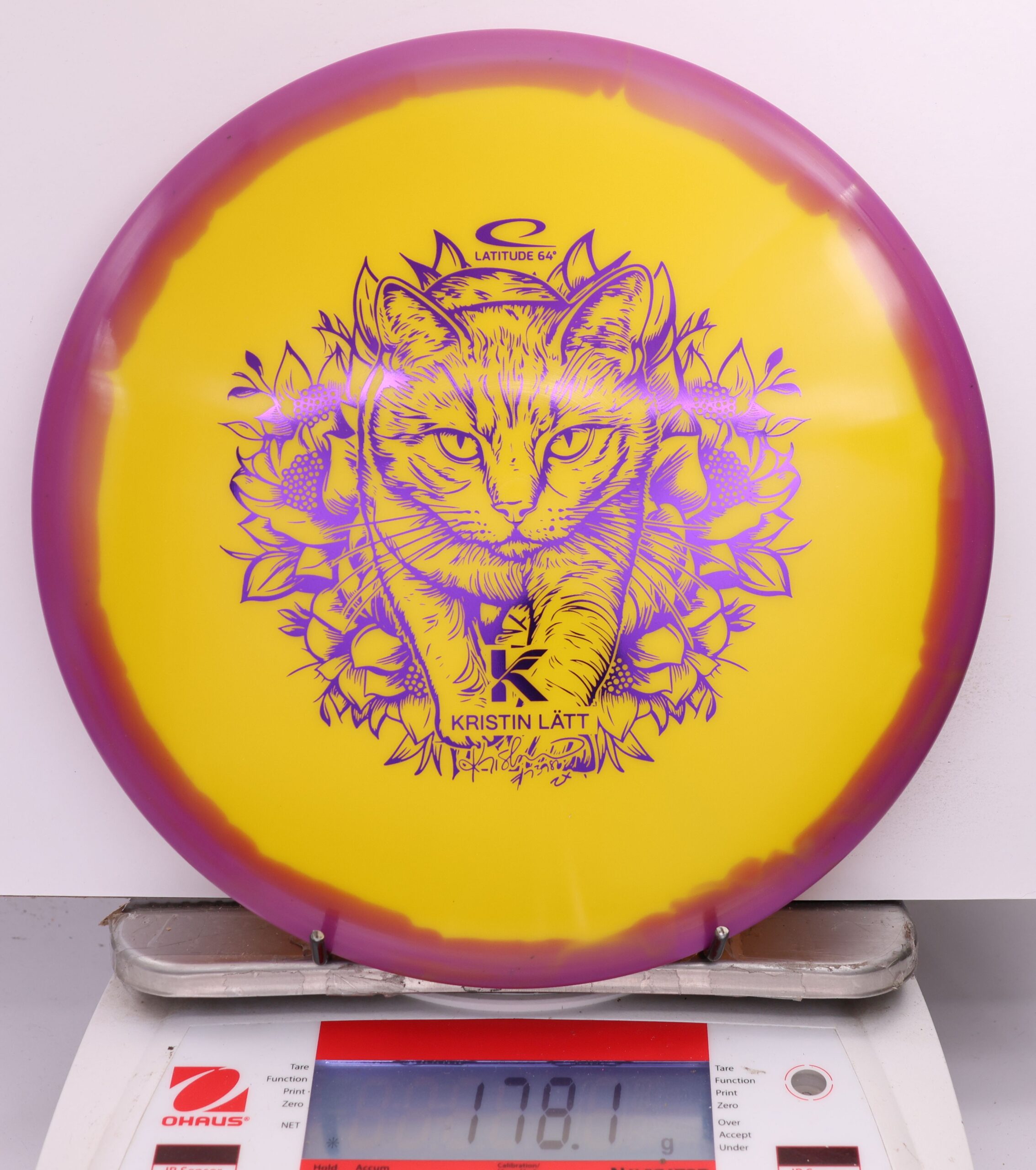 617013 Gold Orbit Claymore, Kristin Lätt 2025 Tour Series - #401 Purple-Yellow, 178