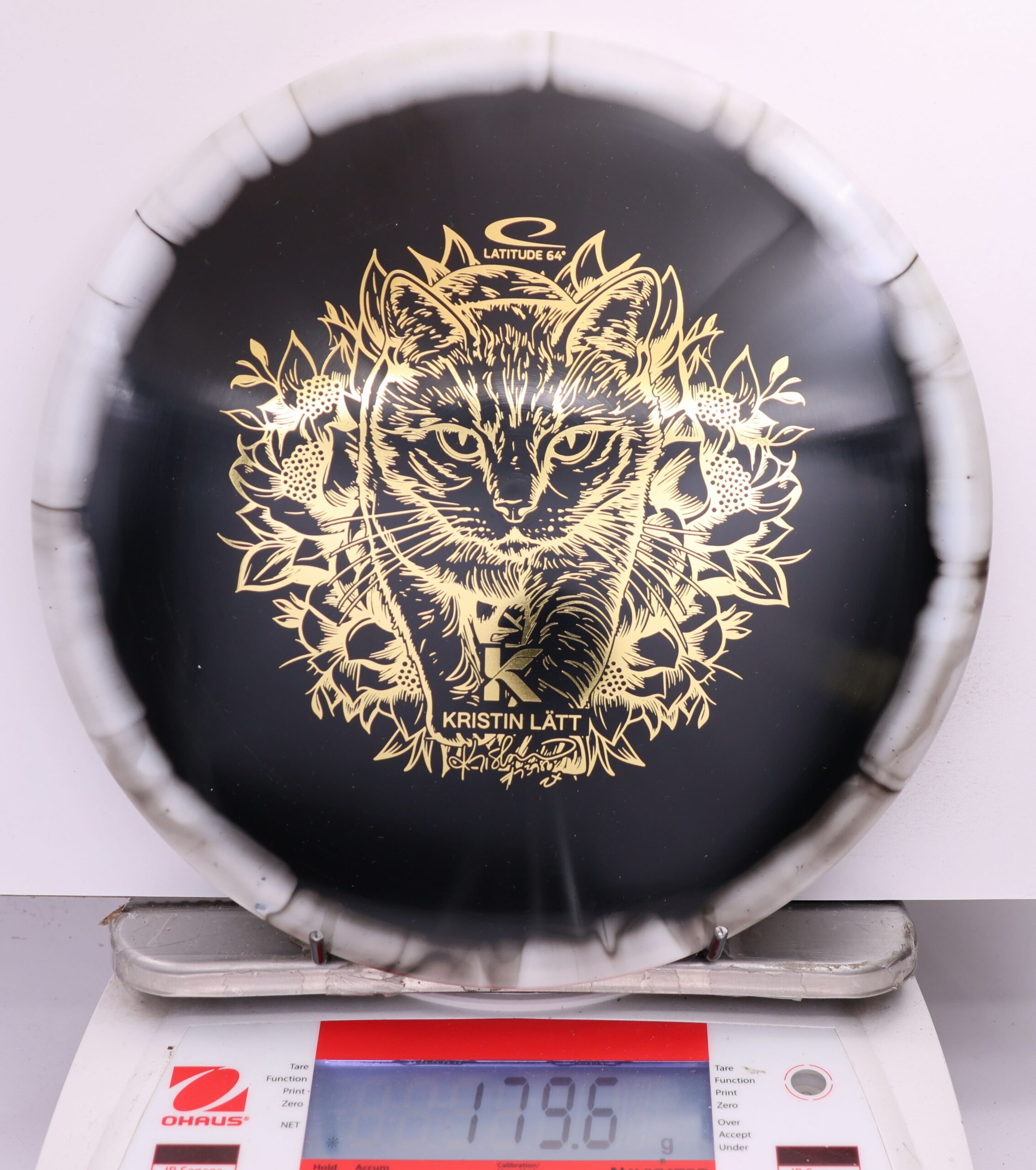 617033 Gold Orbit Claymore, Kristin Lätt 2025 Tour Series - #409 White-Black, 180