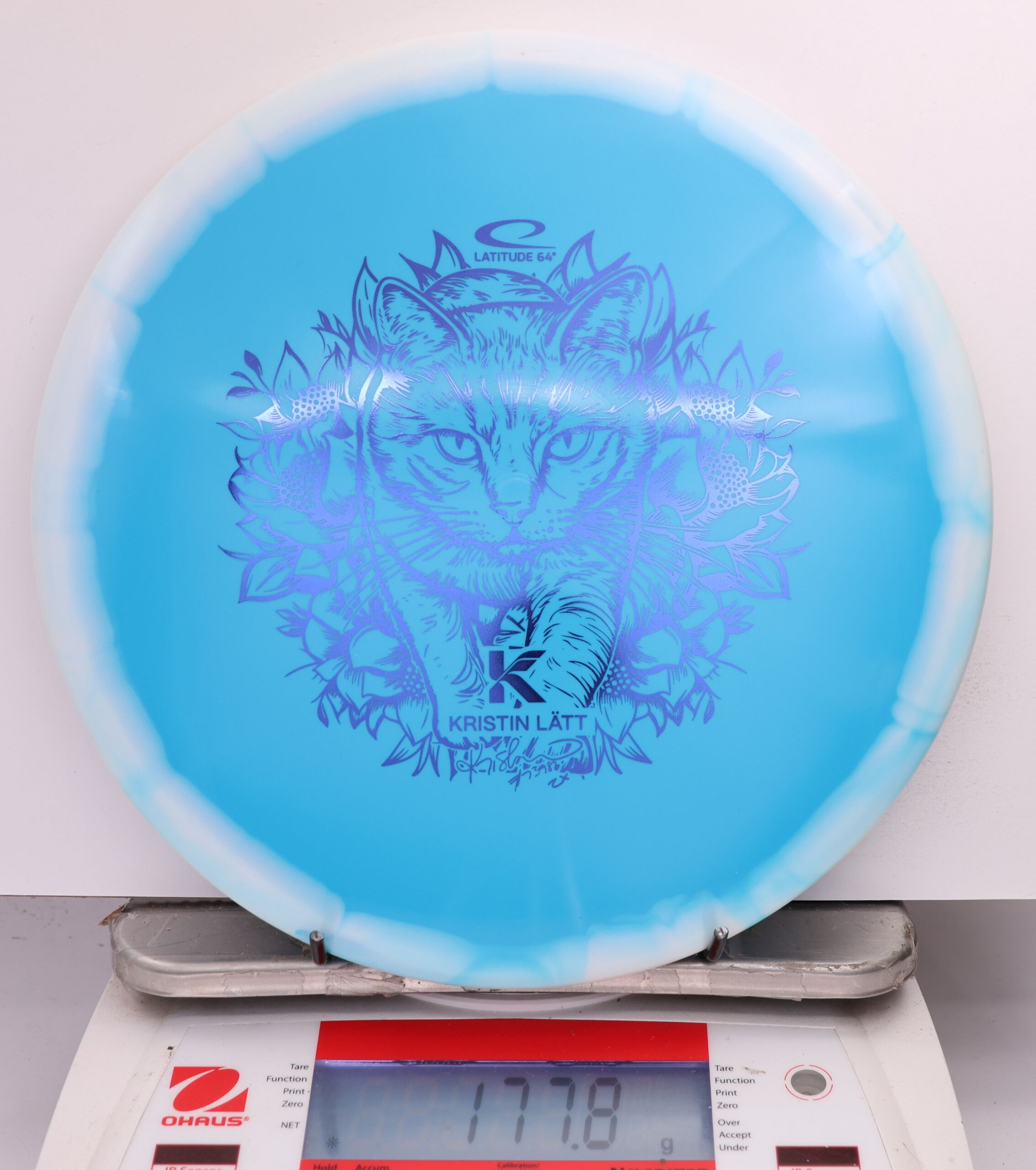 617049 Gold Orbit Claymore, Kristin Lätt 2025 Tour Series - #413 White-Blue, 178