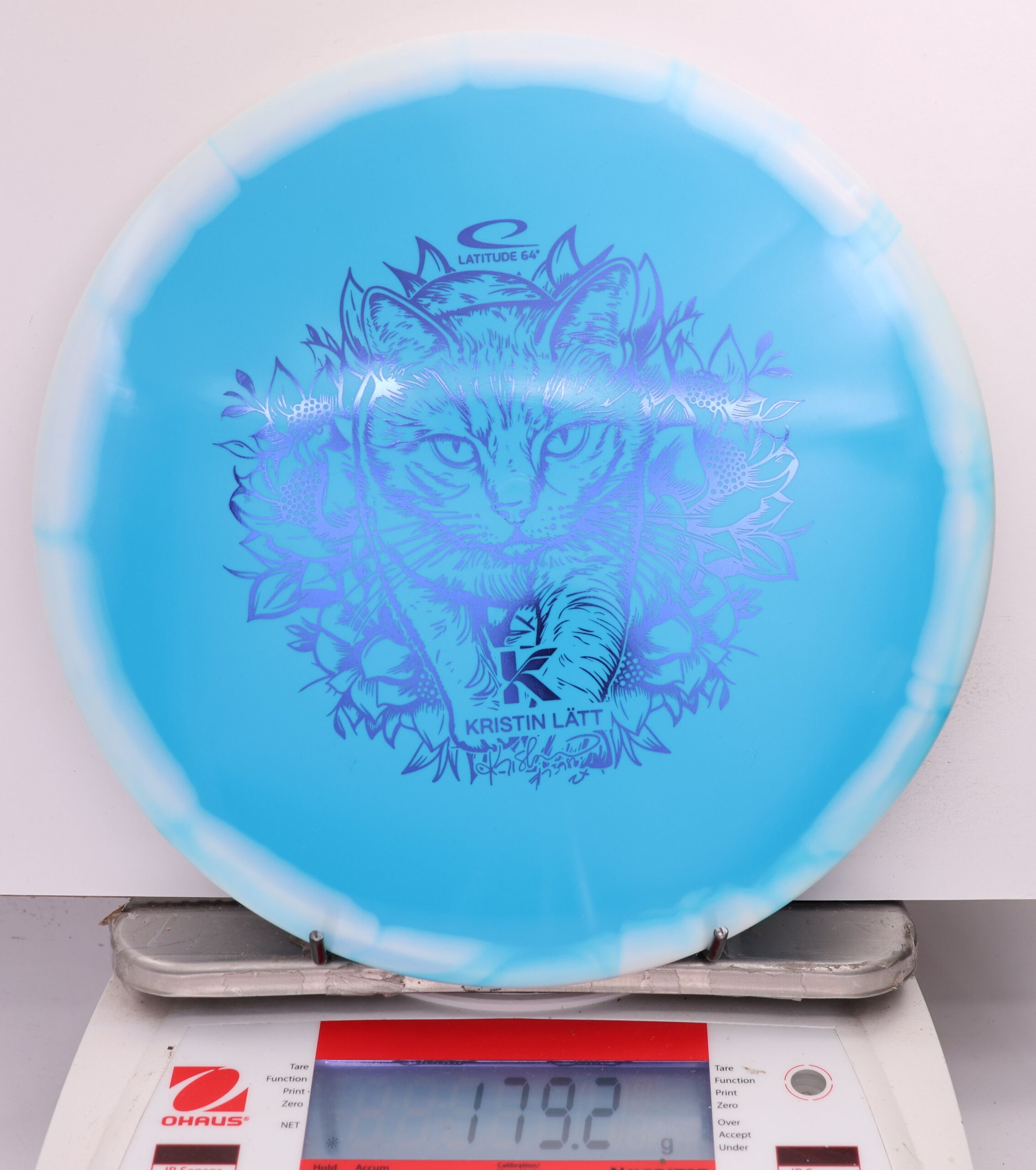 617063 Gold Orbit Claymore, Kristin Lätt 2025 Tour Series - #415 White-Blue, 179