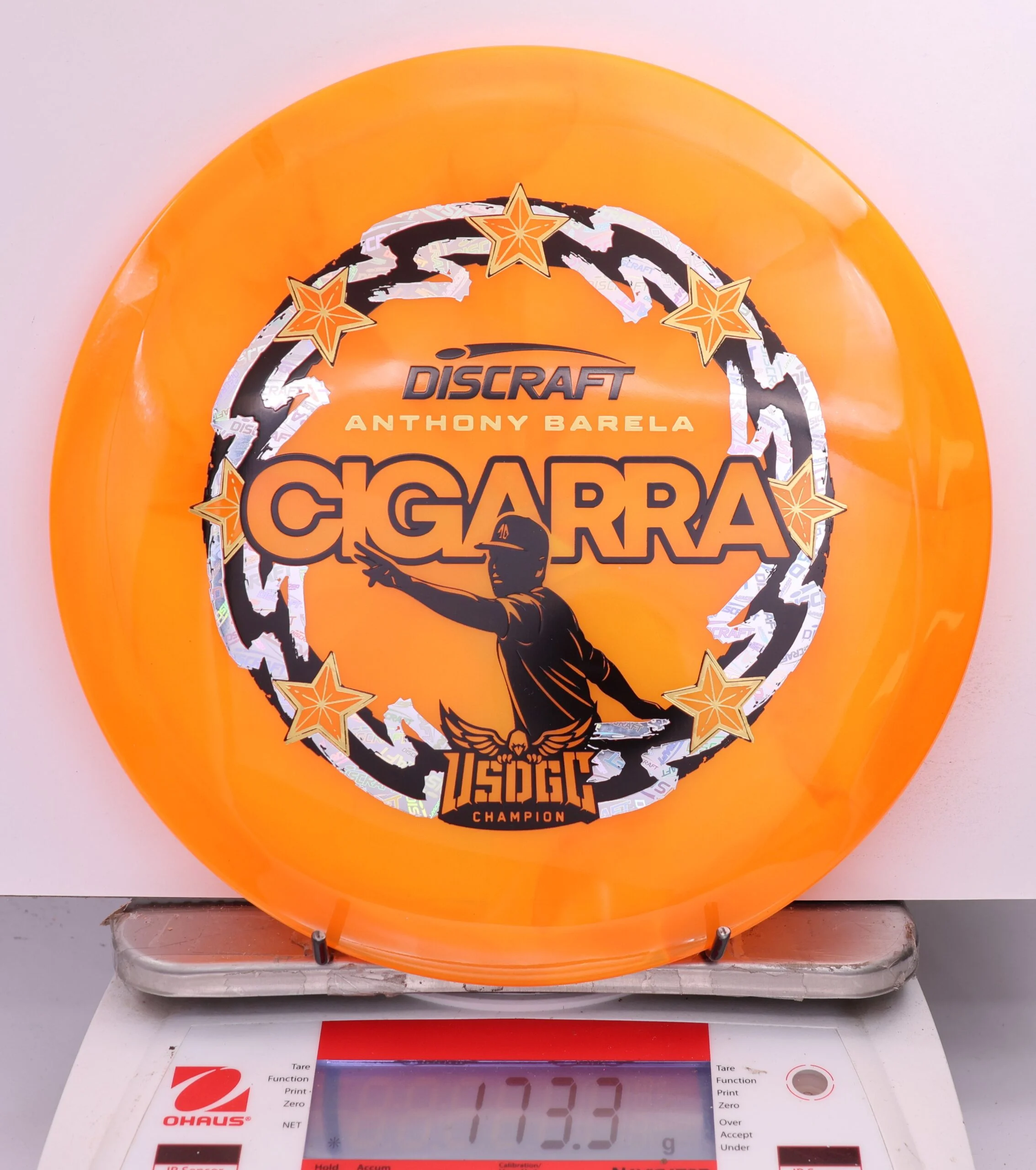 617355 Z Swirl Cigarra, Anthony Barela 2025 USDGC Champion - #400 Orange, 173