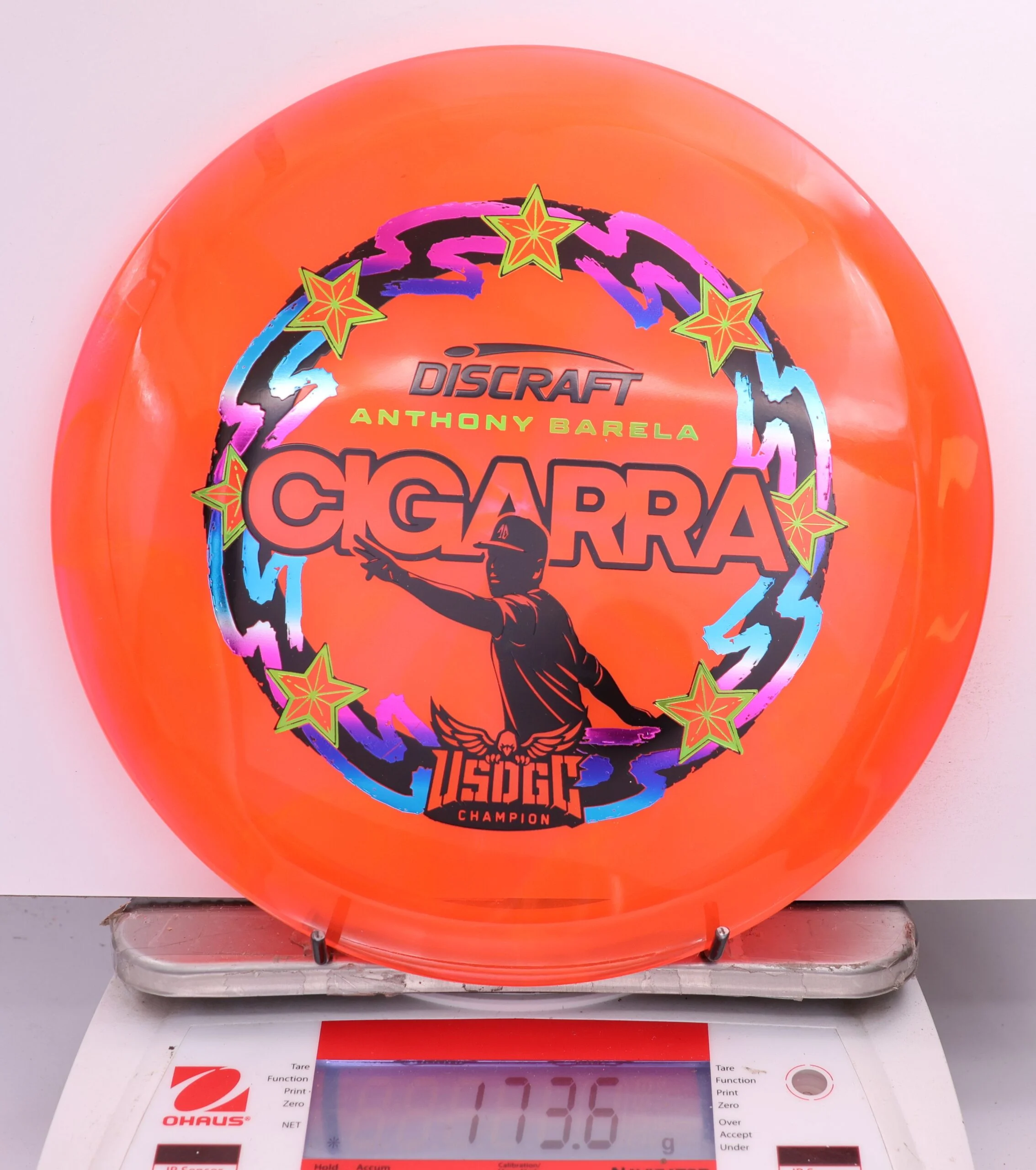 617356 Z Swirl Cigarra, Anthony Barela 2025 USDGC Champion - #401 Orange, 174
