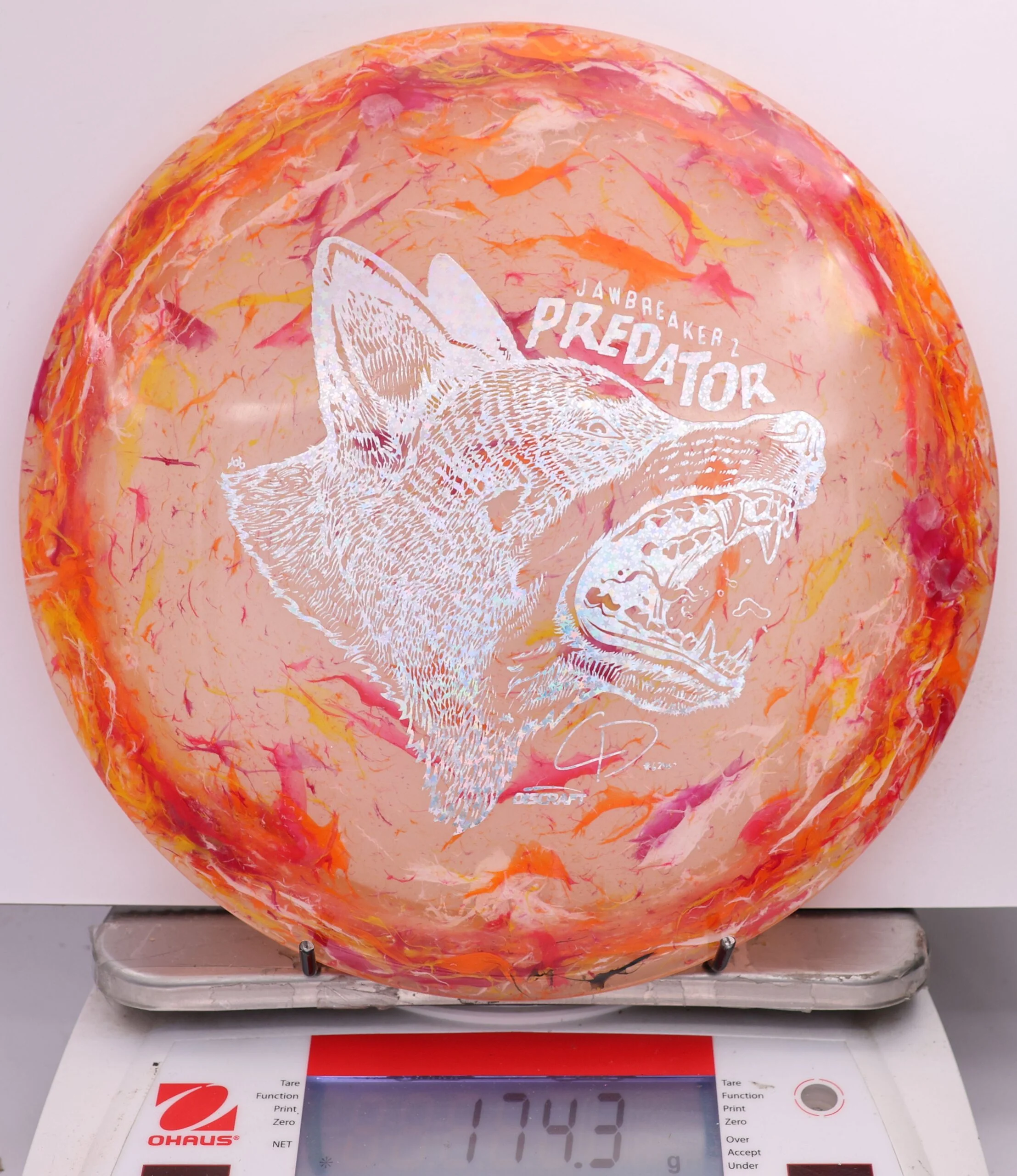 618409 Z FLX Jawbreaker Predator, Chris Dickerson - #01 OrangeRedish, 174