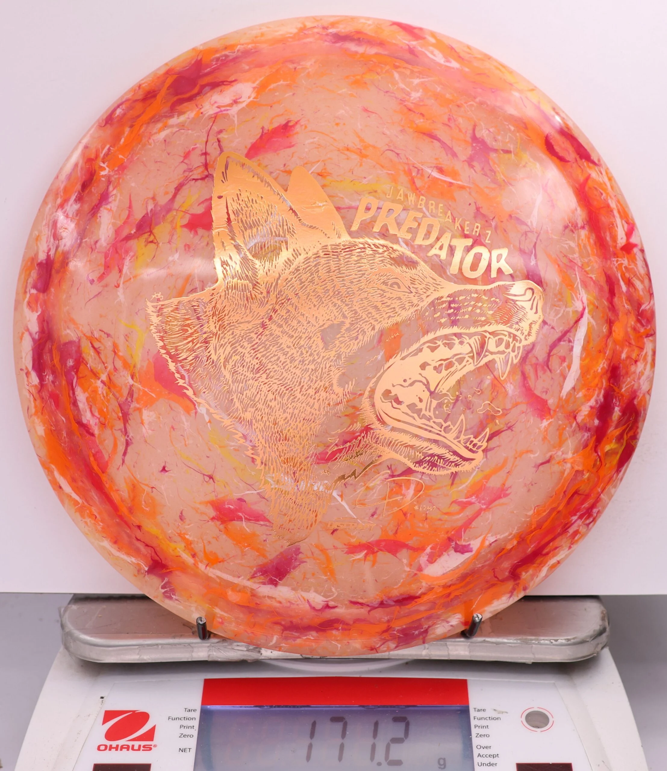 618424 Z FLX Jawbreaker Predator, Chris Dickerson - #03 OrangeRedish, 171