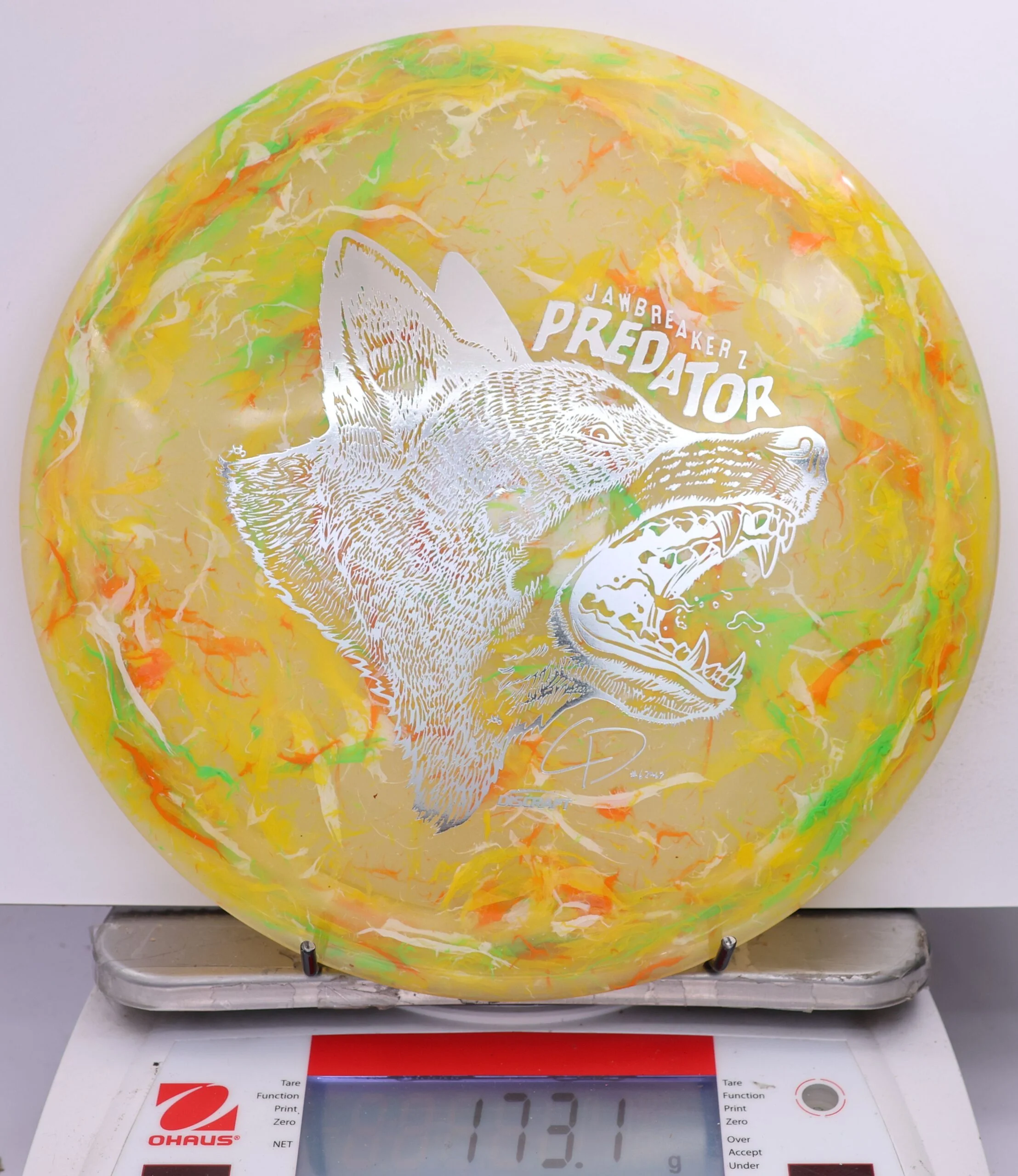 618428 Z FLX Jawbreaker Predator, Chris Dickerson - #07 Yellowish, 173