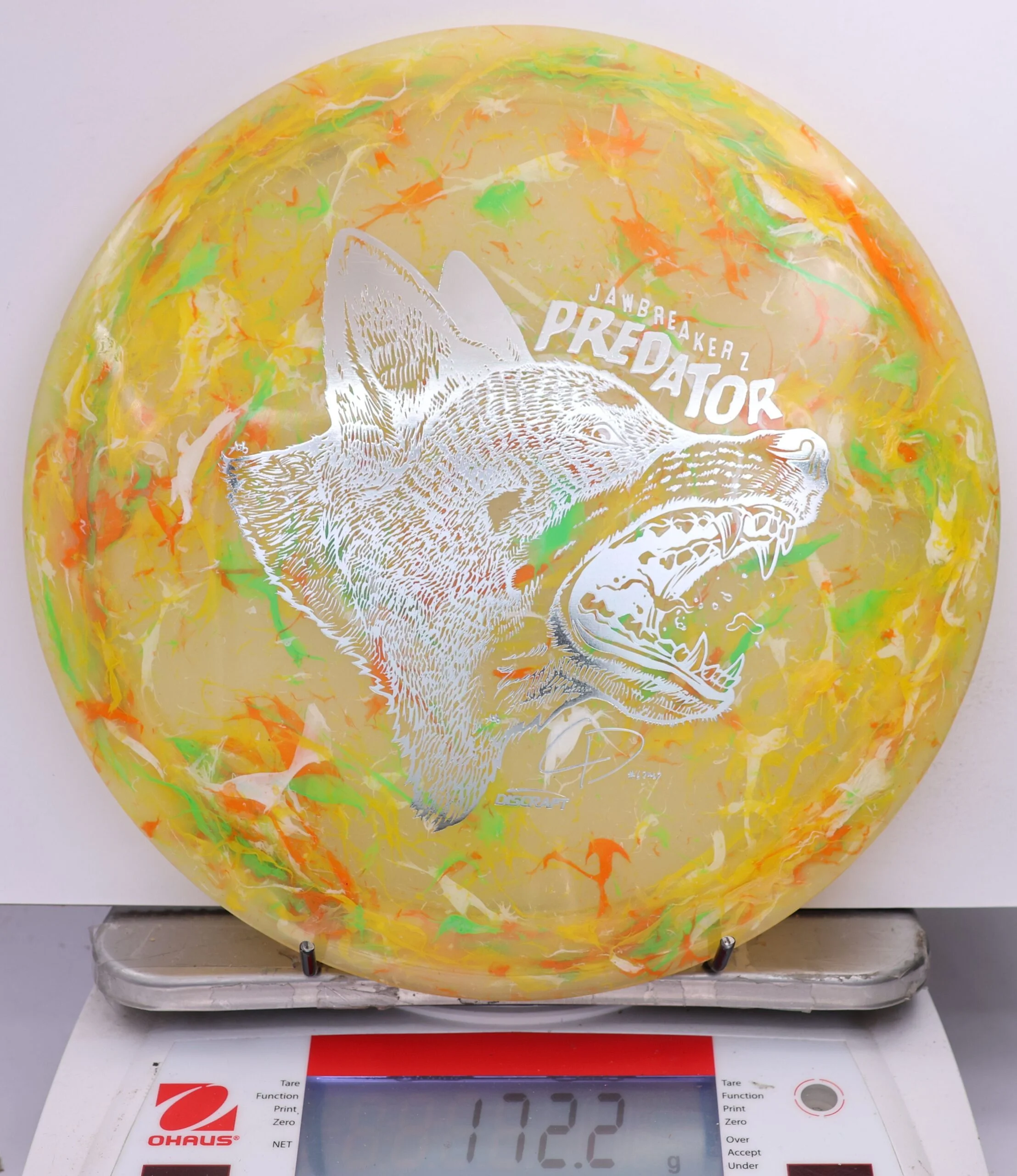 618439 Z FLX Jawbreaker Predator, Chris Dickerson - #08 Yellowish, 172