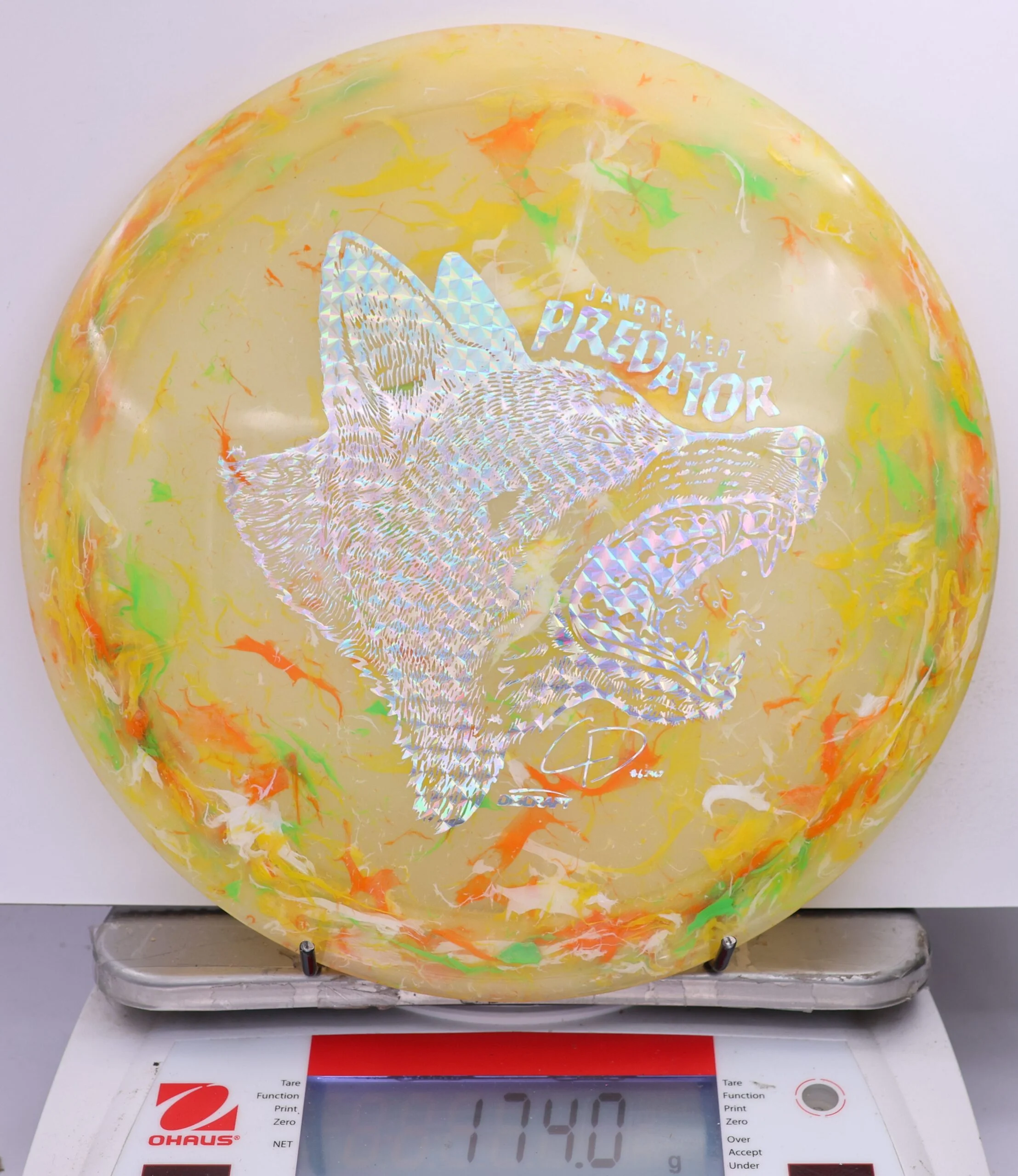 618441 Z FLX Jawbreaker Predator, Chris Dickerson - #10 Yellowish, 174