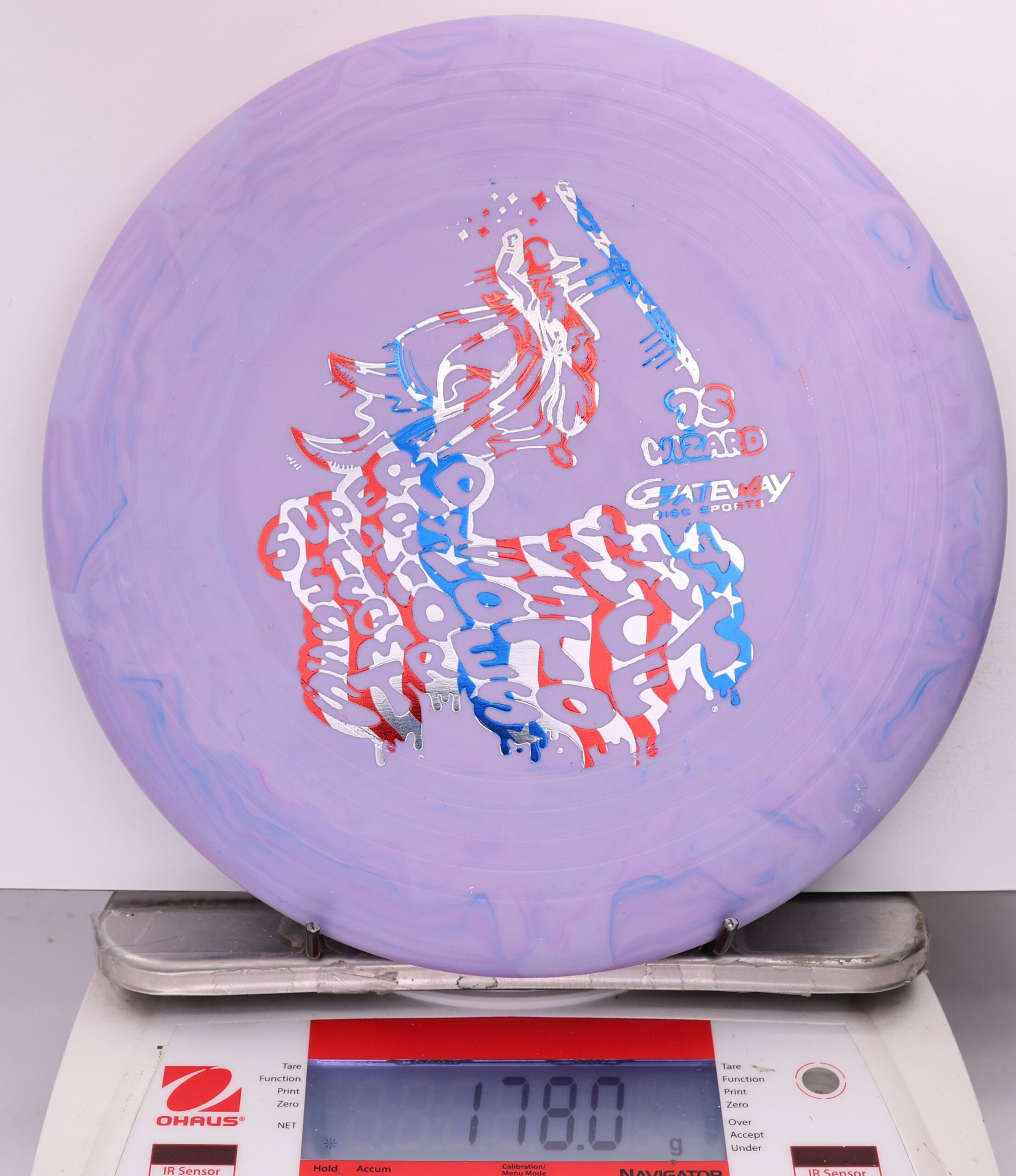 618711 7S SureGrip Wizard, Ribbed - #06 Purple, 178