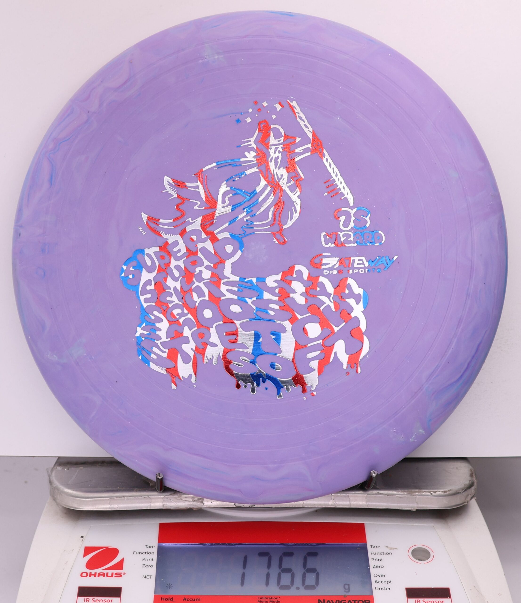 618724 7S SureGrip Wizard, Ribbed - #07 Purple, 177