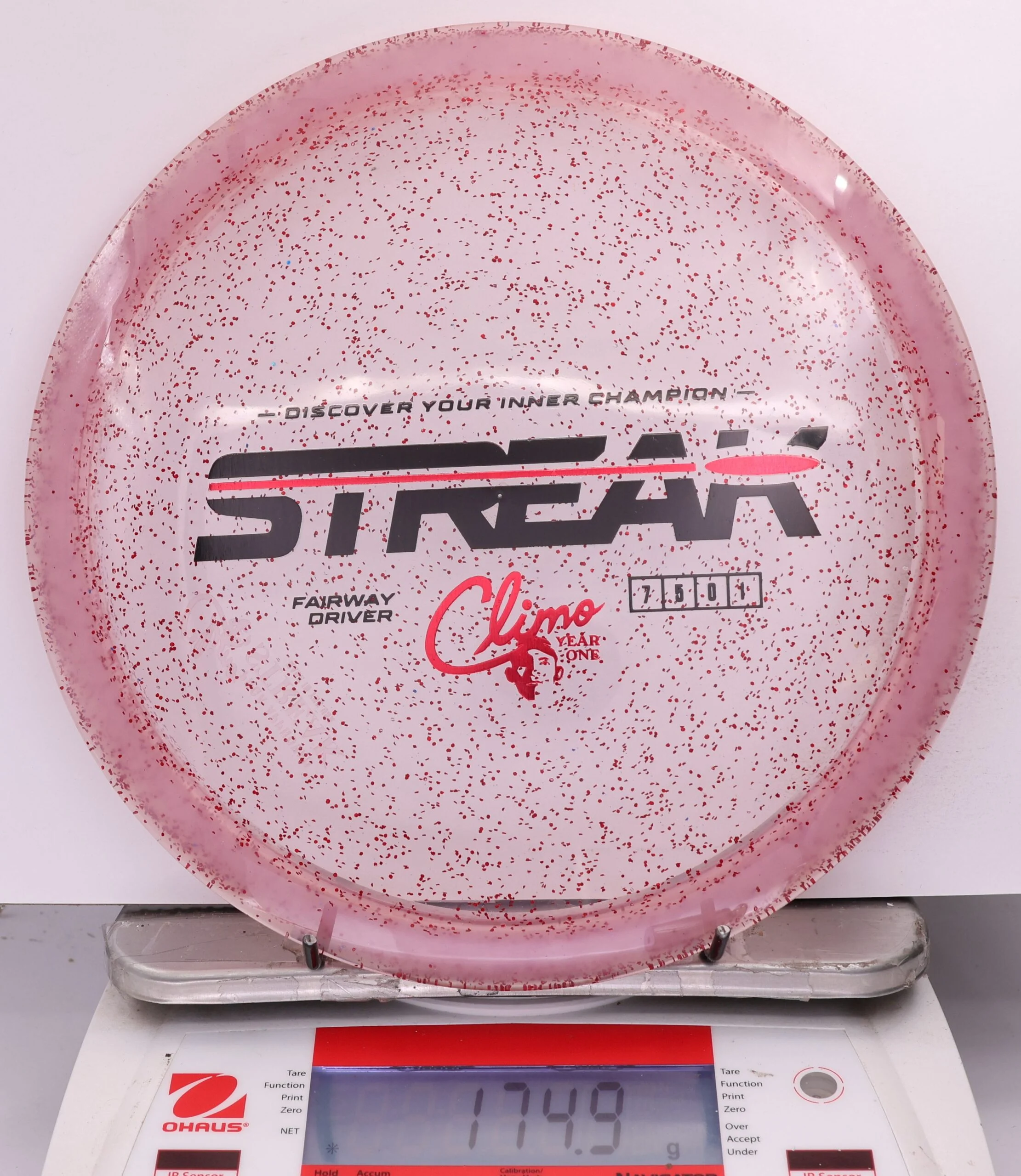 621765 Victory Line Sparkle Streak, Ken Climo Year One - #56 Red, 175