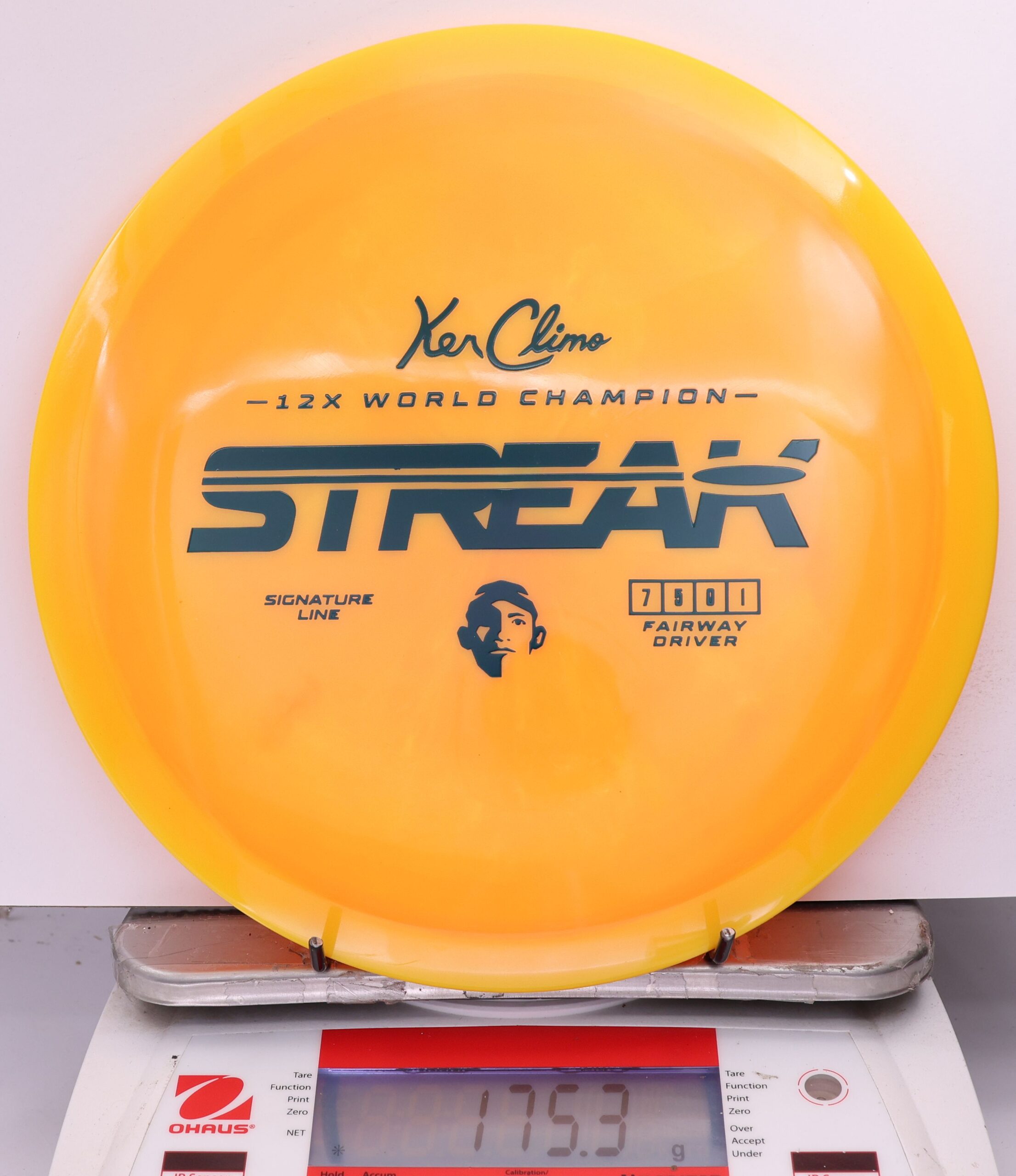 621848 Signature Line Streak - #52 YellowOrange, 175