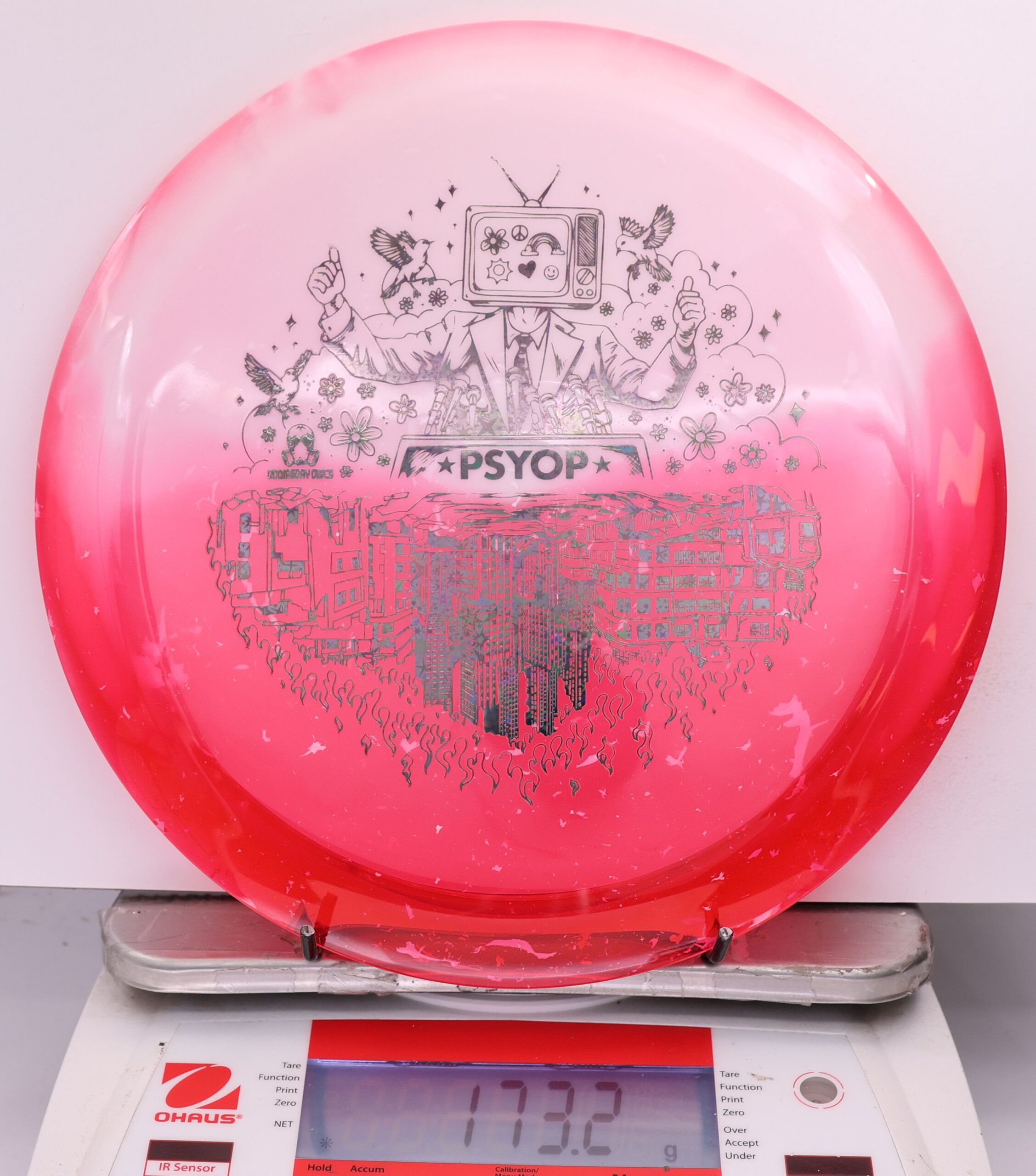 622361 Retina Psyop - #07 White-Red, 173