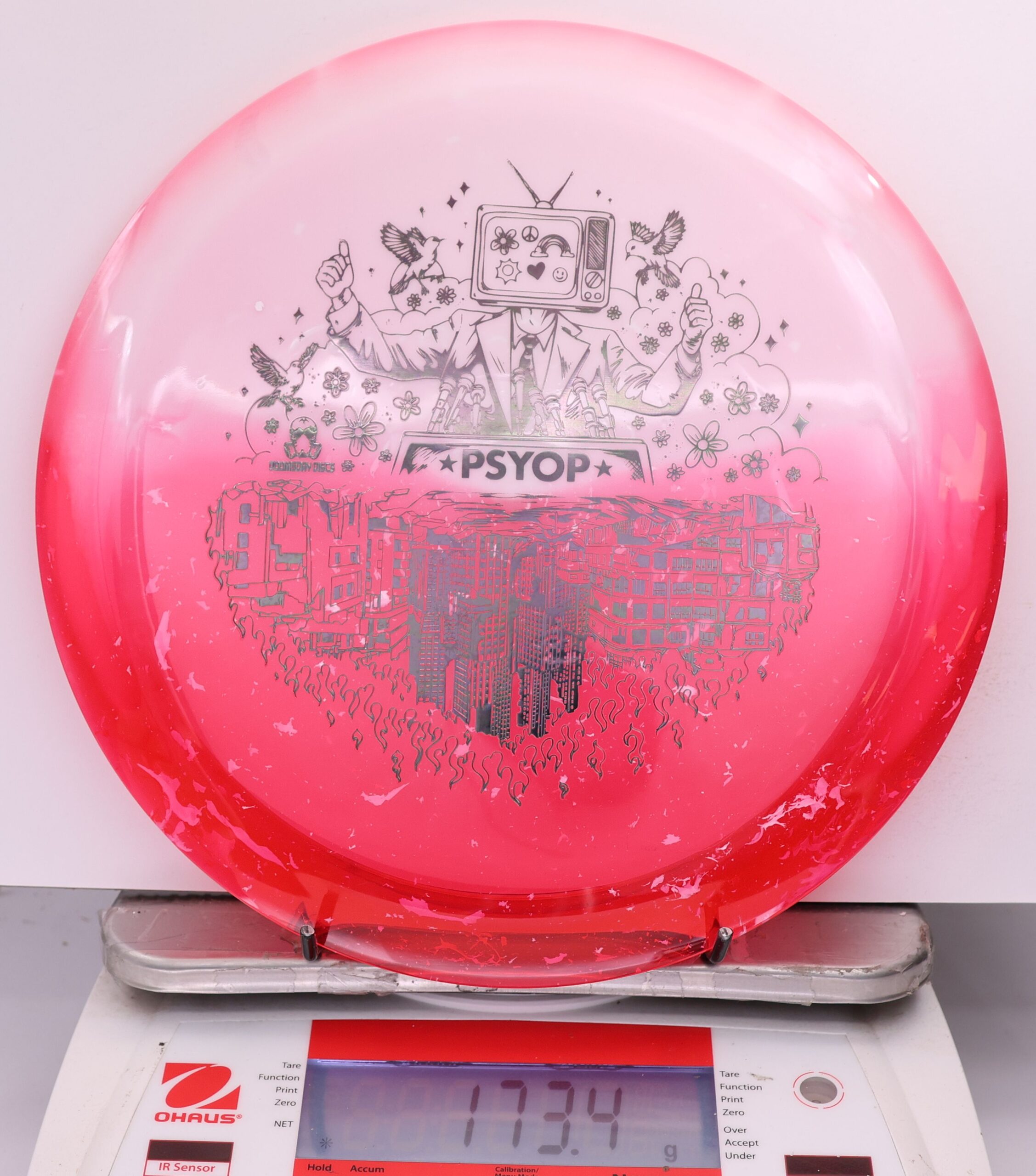 622382 Retina Psyop - #08 White-Red, 173