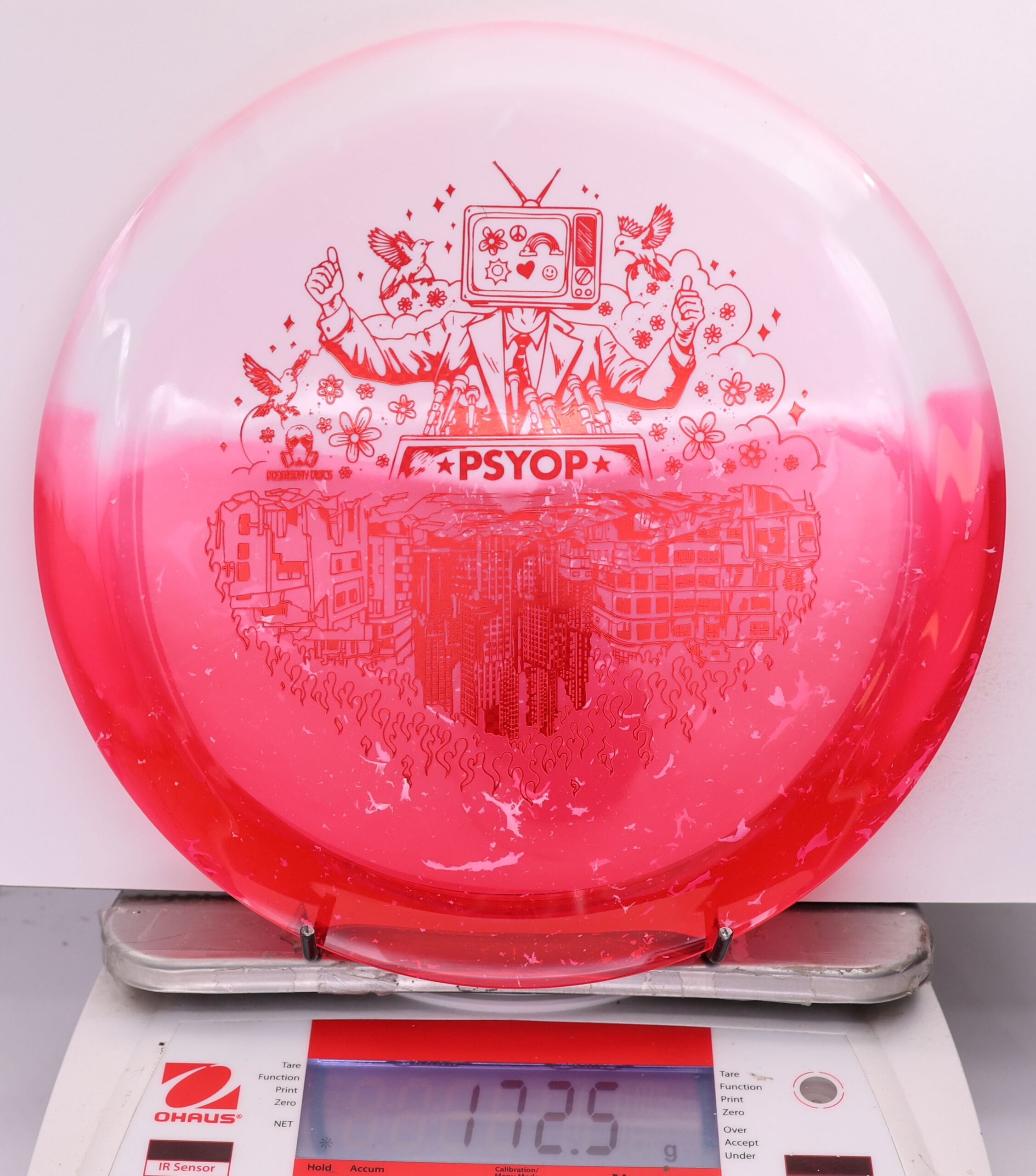 622383 Retina Psyop - #09 White-Red, 173