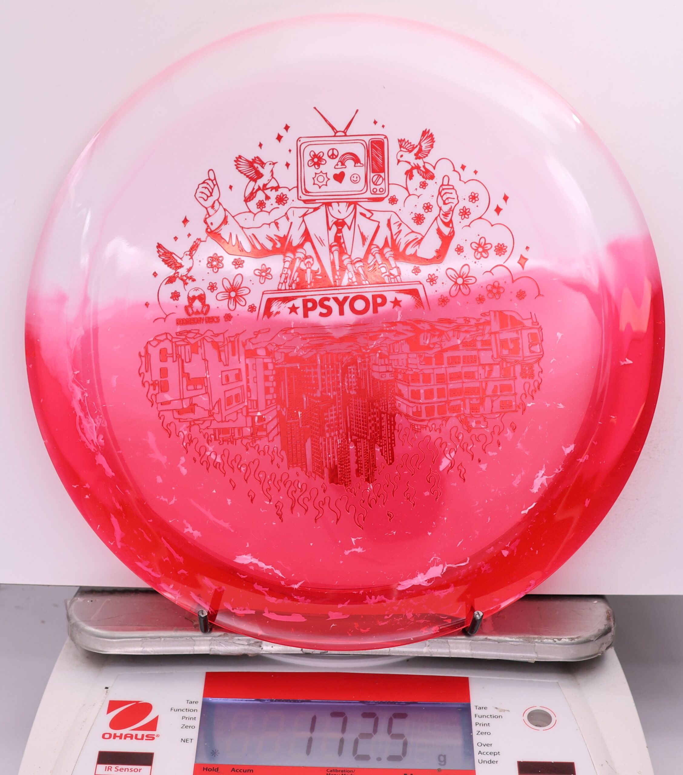 622384 Retina Psyop - #10 White-Red, 173