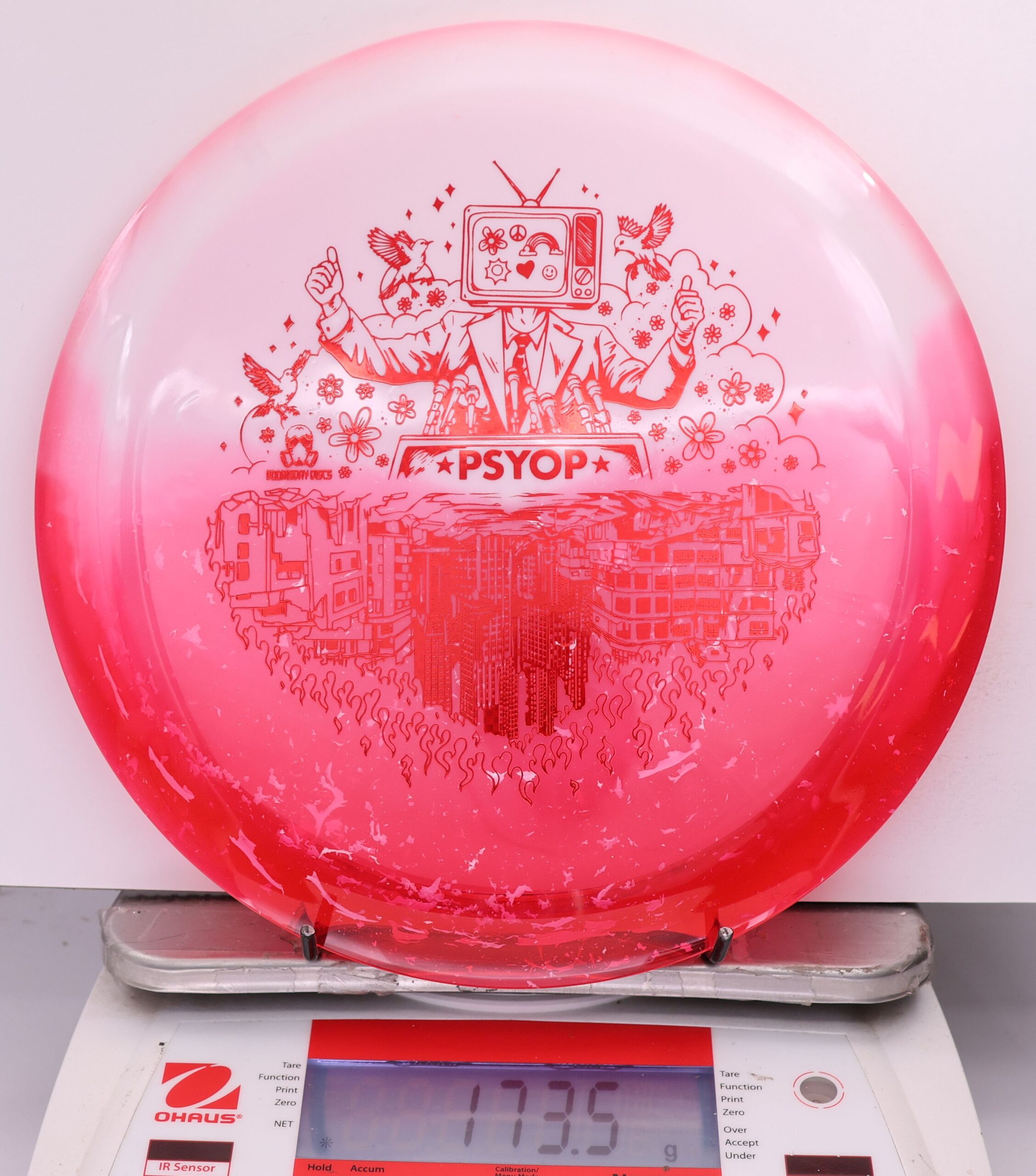 622385 Retina Psyop - #11 White-Red, 174