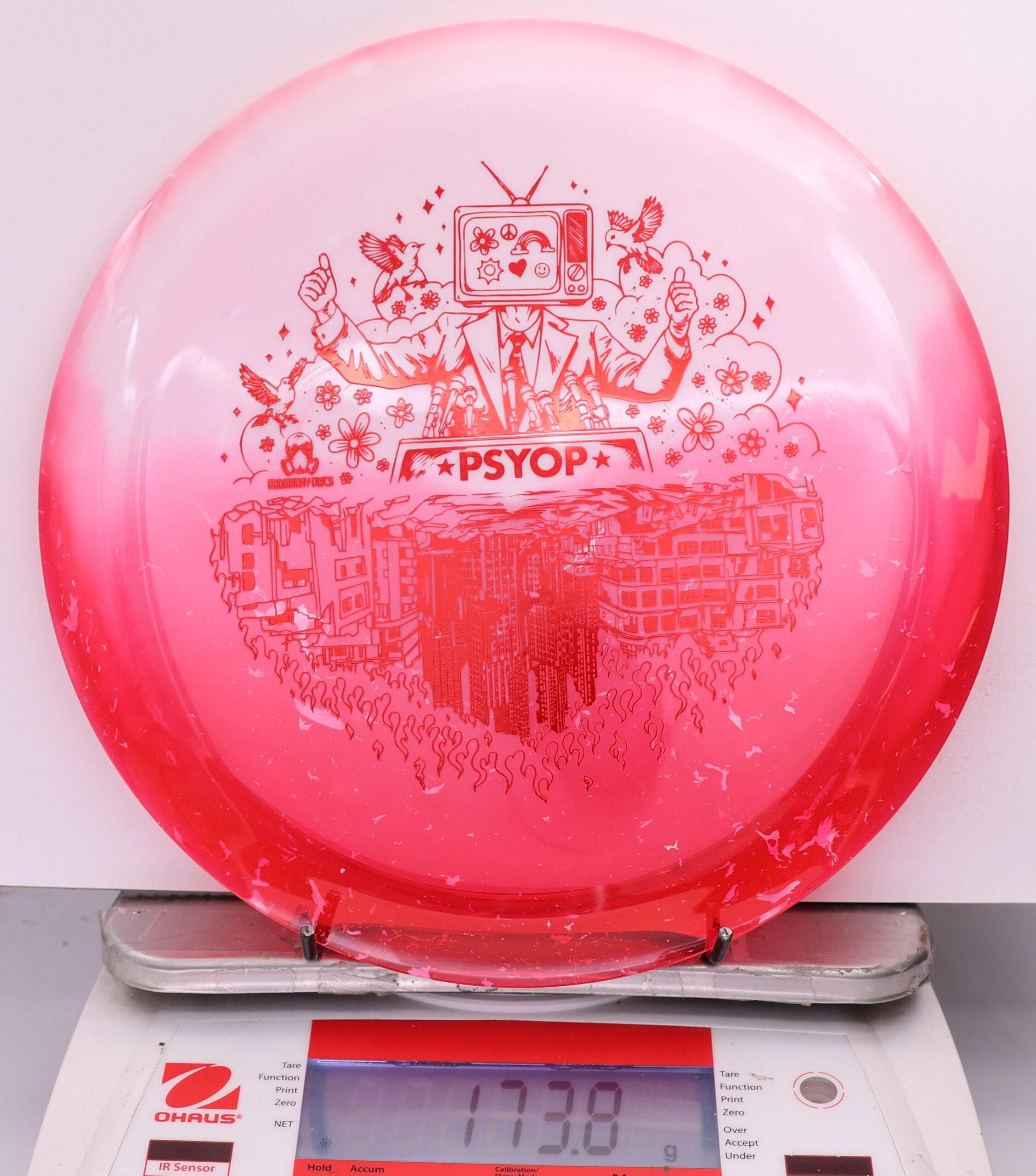 622386 Retina Psyop - #12 White-Red, 174