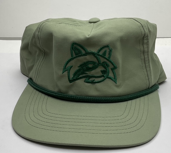 624362 Trash Panda Snapback Hat - Green