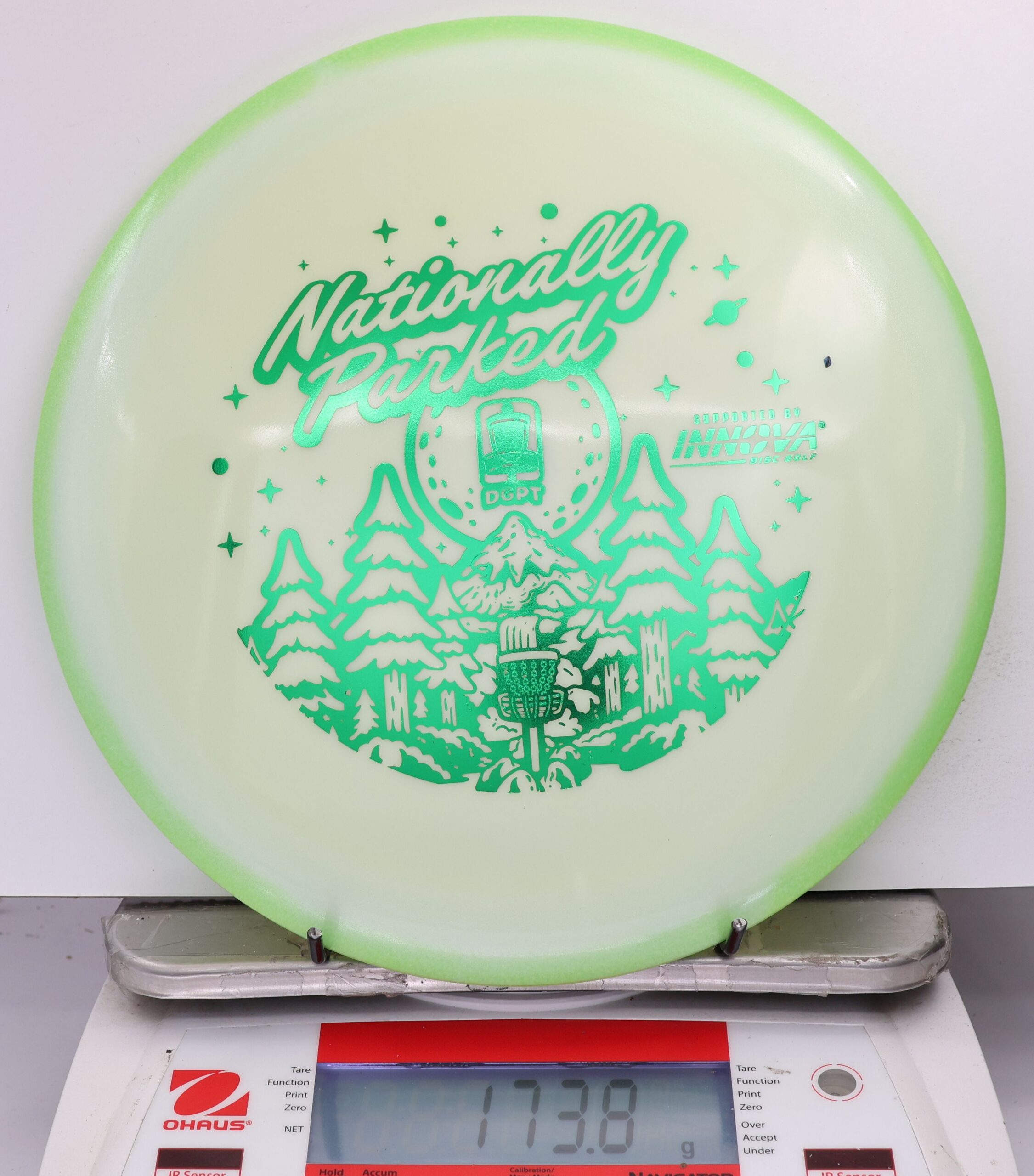 624394 Proto Glow Halo Star Wraith, DGPT Nationally Parked - #10 Green-White, 174