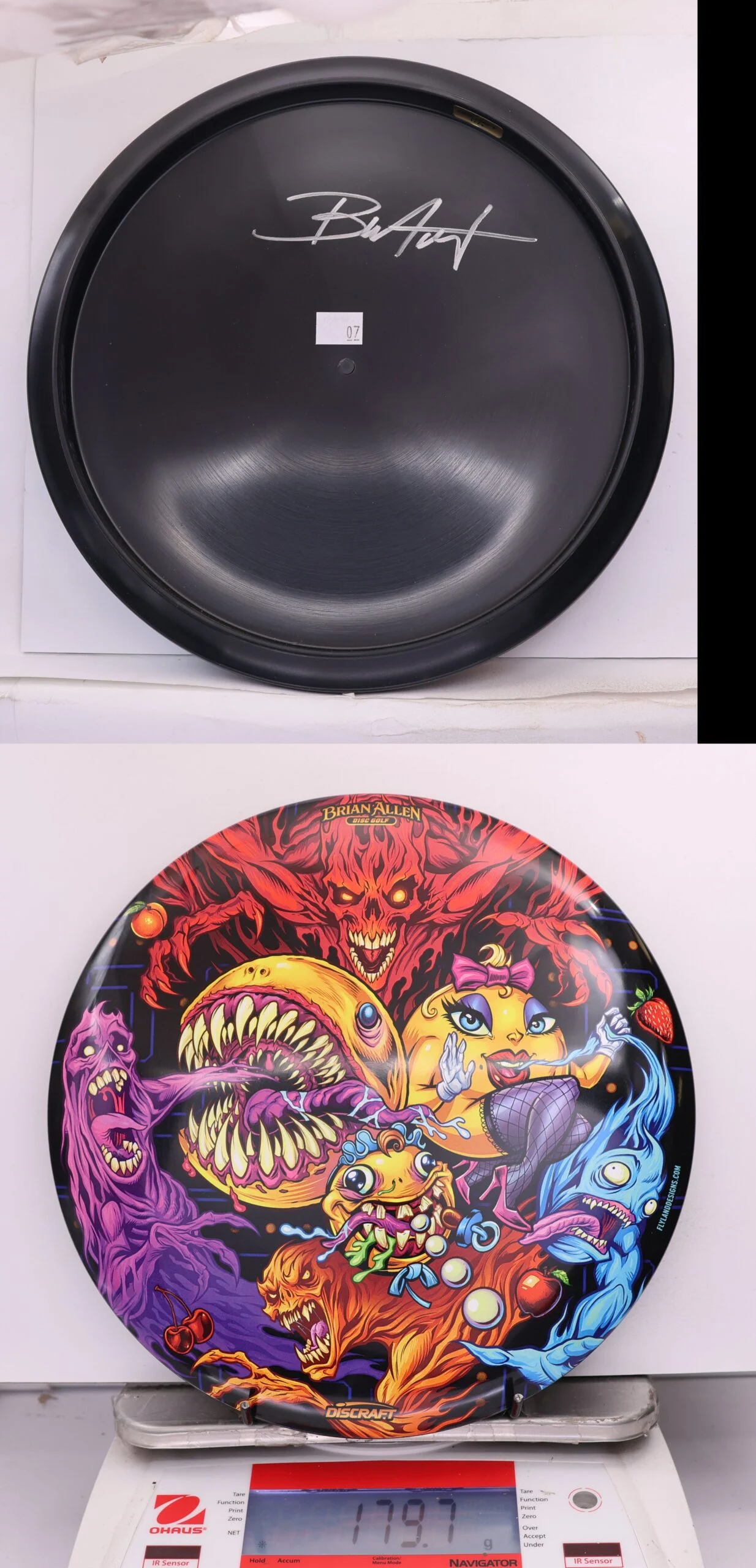 627519 SuperColor ESP Buzzz, Brian Allen Signed - #07 Pac-Man Tribute, 180