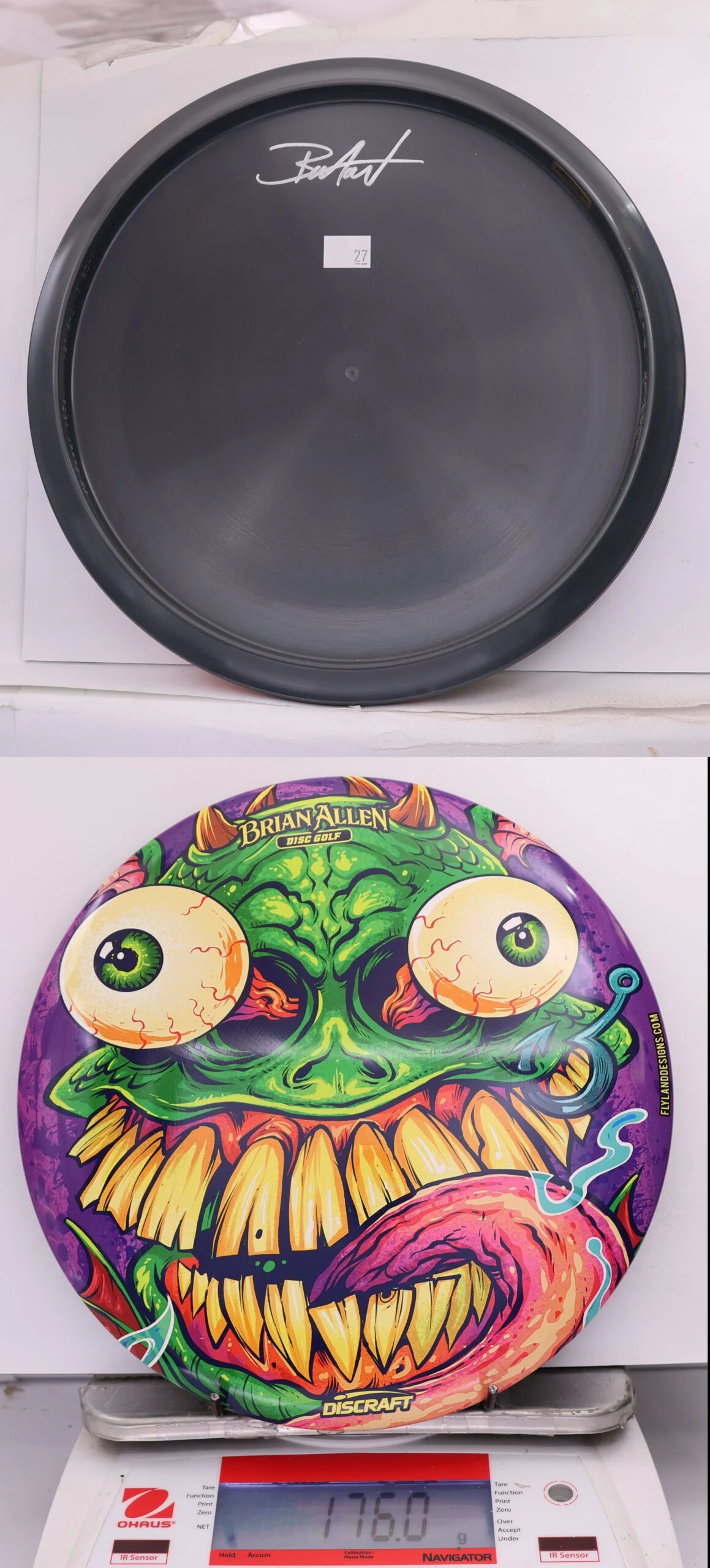 627667 SuperColor ESP Buzzz, Brian Allen Signed - #27 Monster Face Tribute, 176