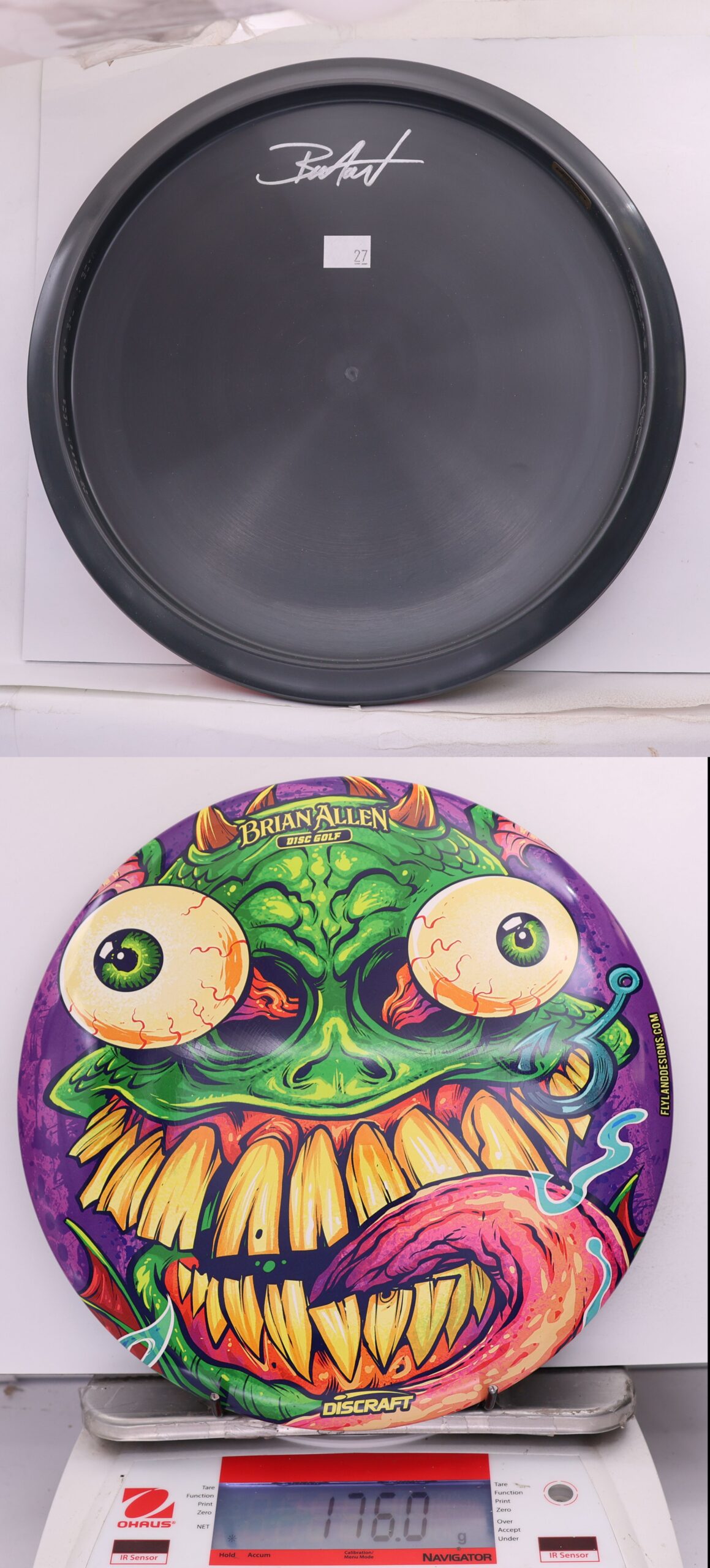 627667 SuperColor ESP Buzzz, Brian Allen Signed - #27 Monster Face Tribute, 176