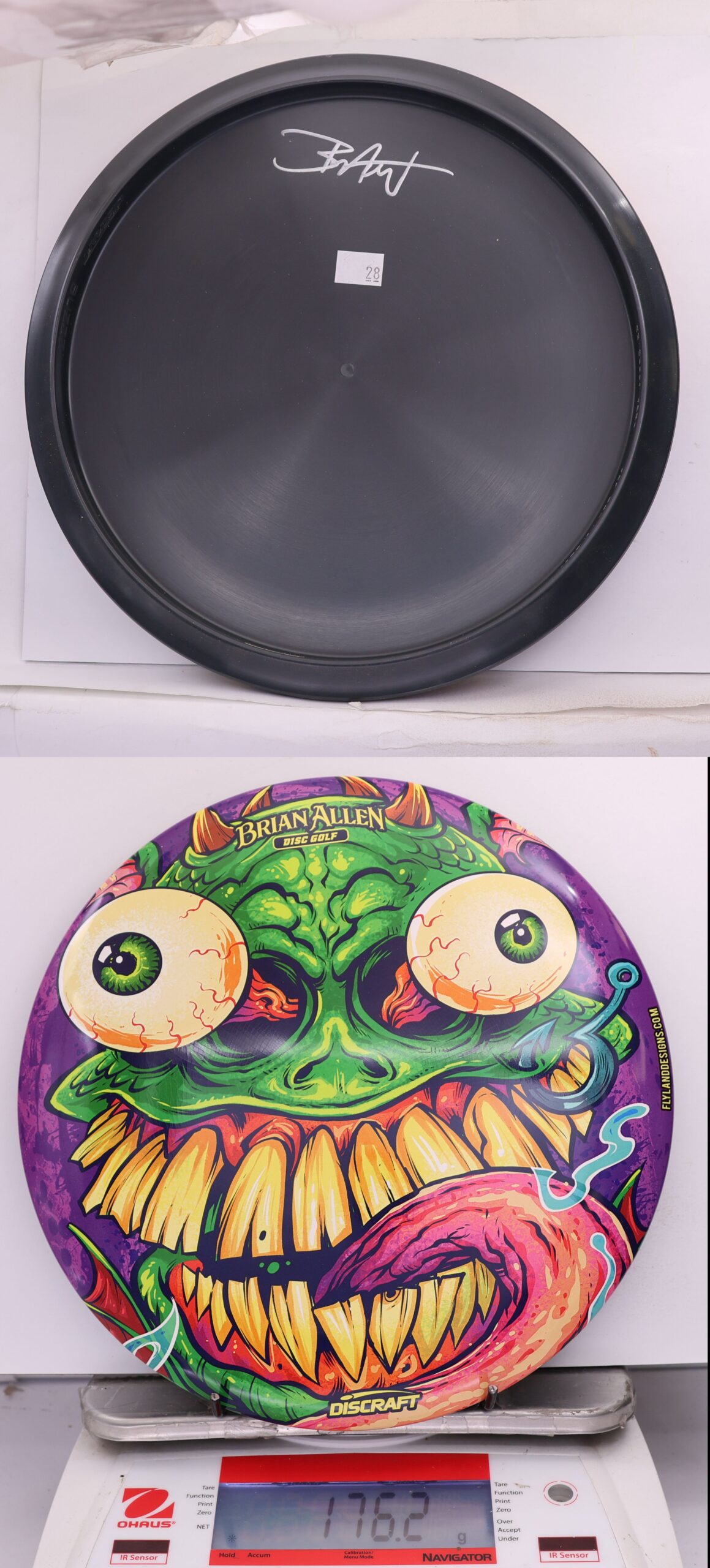 627668 SuperColor ESP Buzzz, Brian Allen Signed - #28 Monster Face Tribute, 176