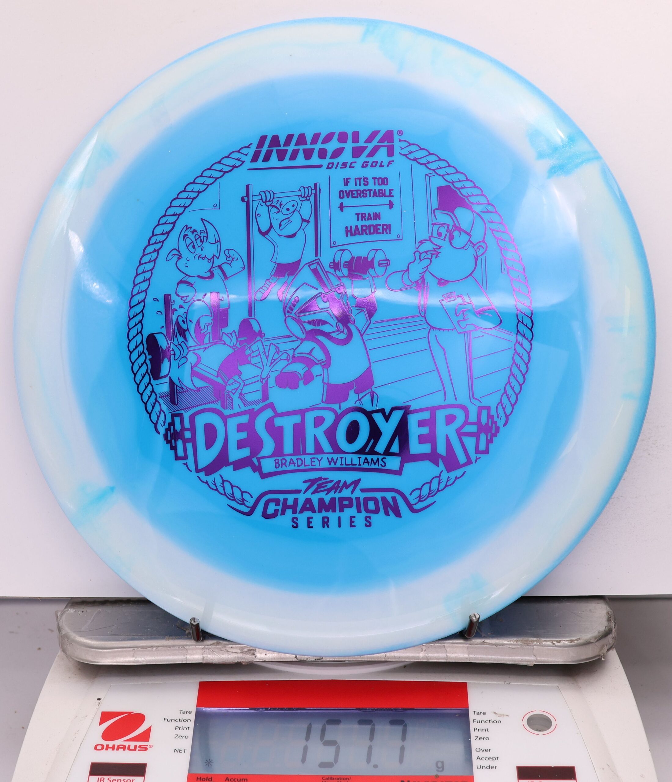 627793 Halo Star "Baby" Destroyer, Bradley Williams 2026 Tour Series - #01 White-Blue, 158