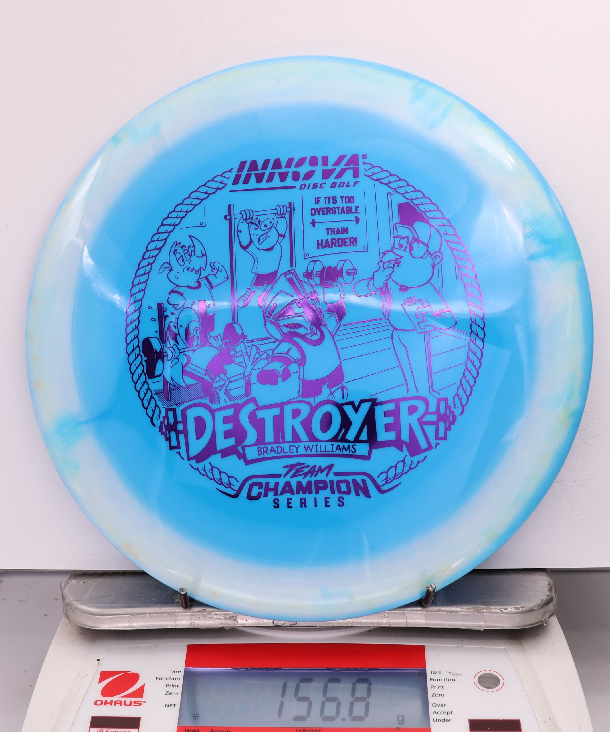 627846 Halo Star "Baby" Destroyer, Bradley Williams 2026 Tour Series - #03 White-Blue, 157