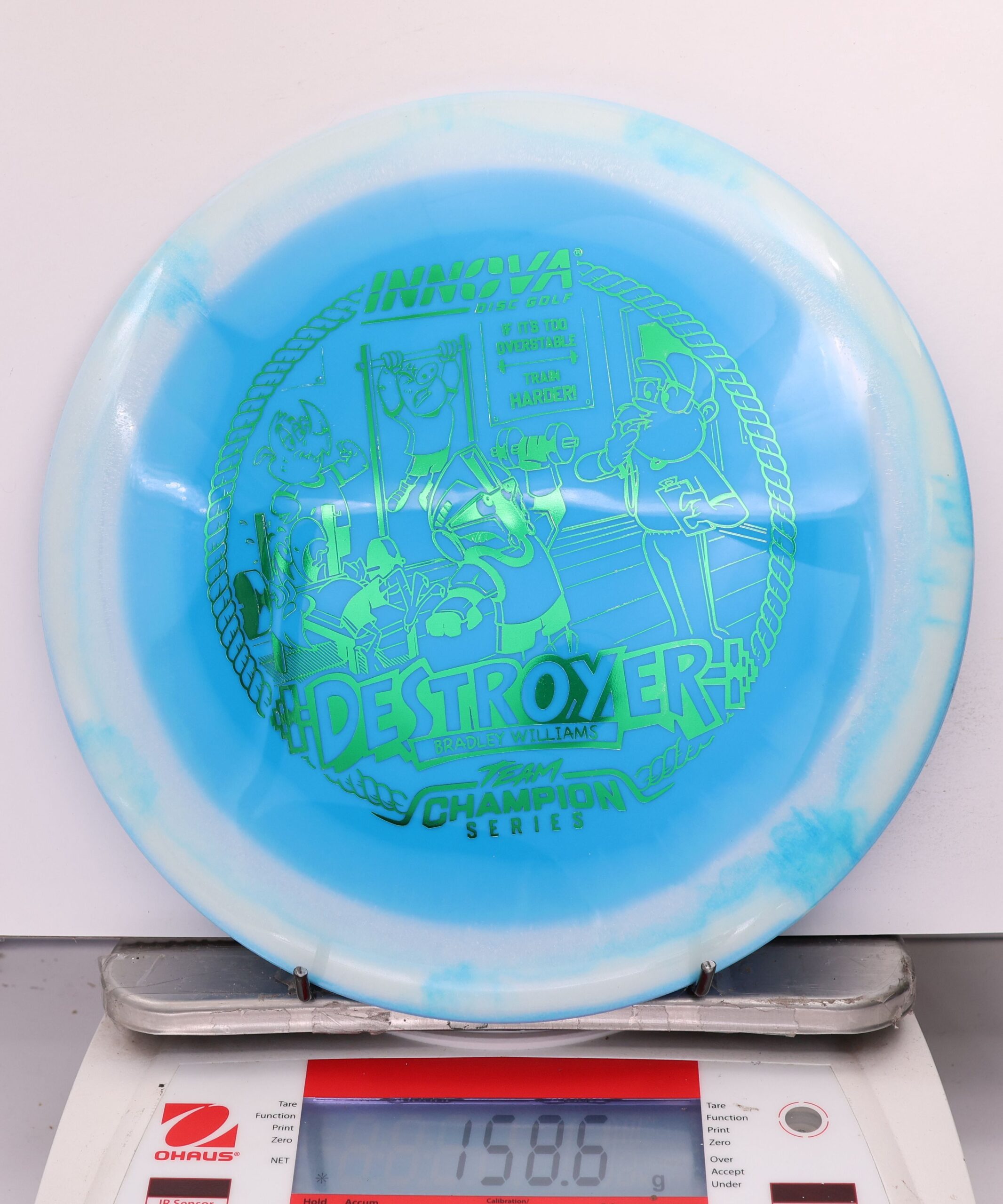 627847 Halo Star "Baby" Destroyer, Bradley Williams 2026 Tour Series - #04 White-Blue, 159