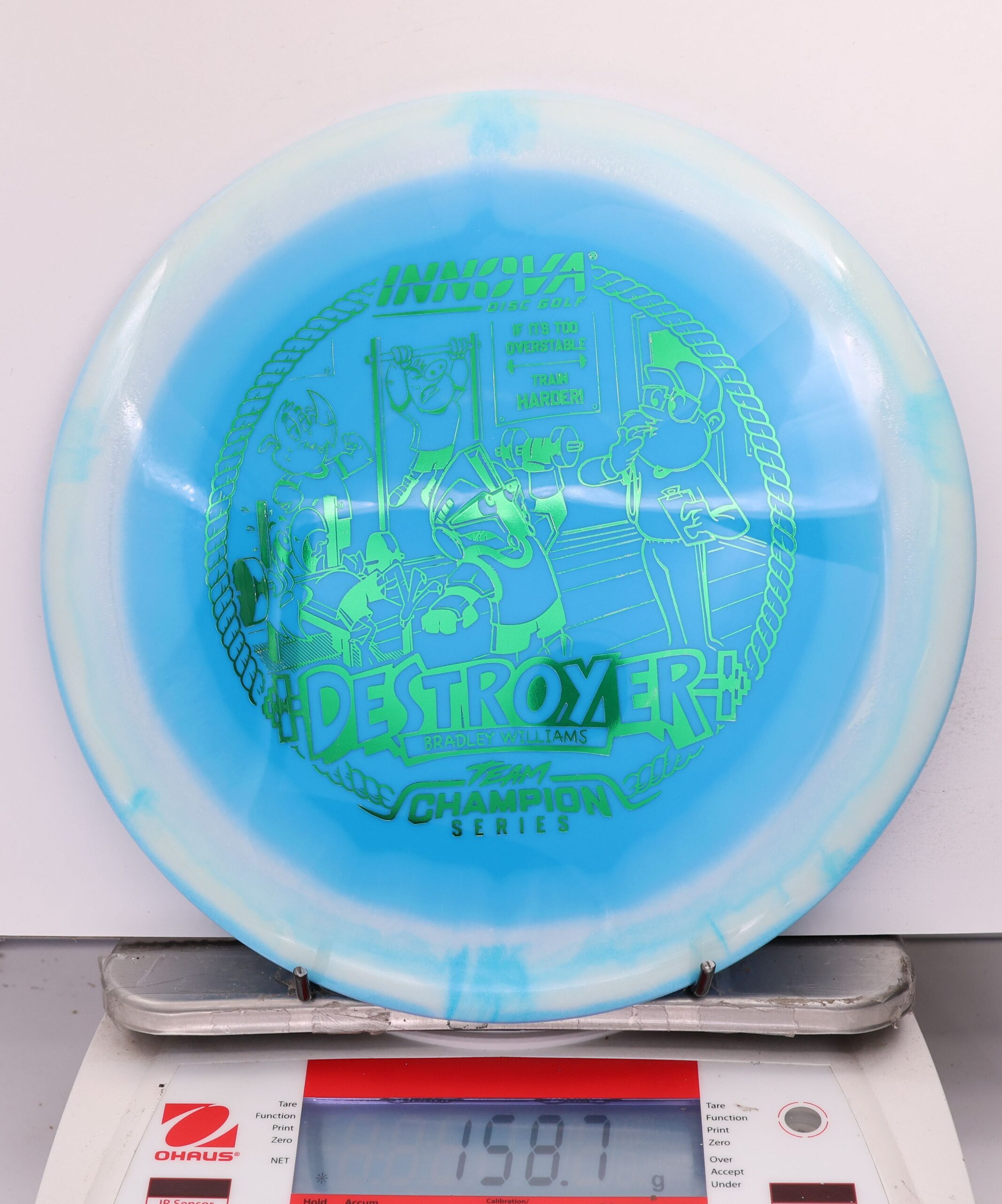 627848 Halo Star "Baby" Destroyer, Bradley Williams 2026 Tour Series - #05 White-Blue, 159