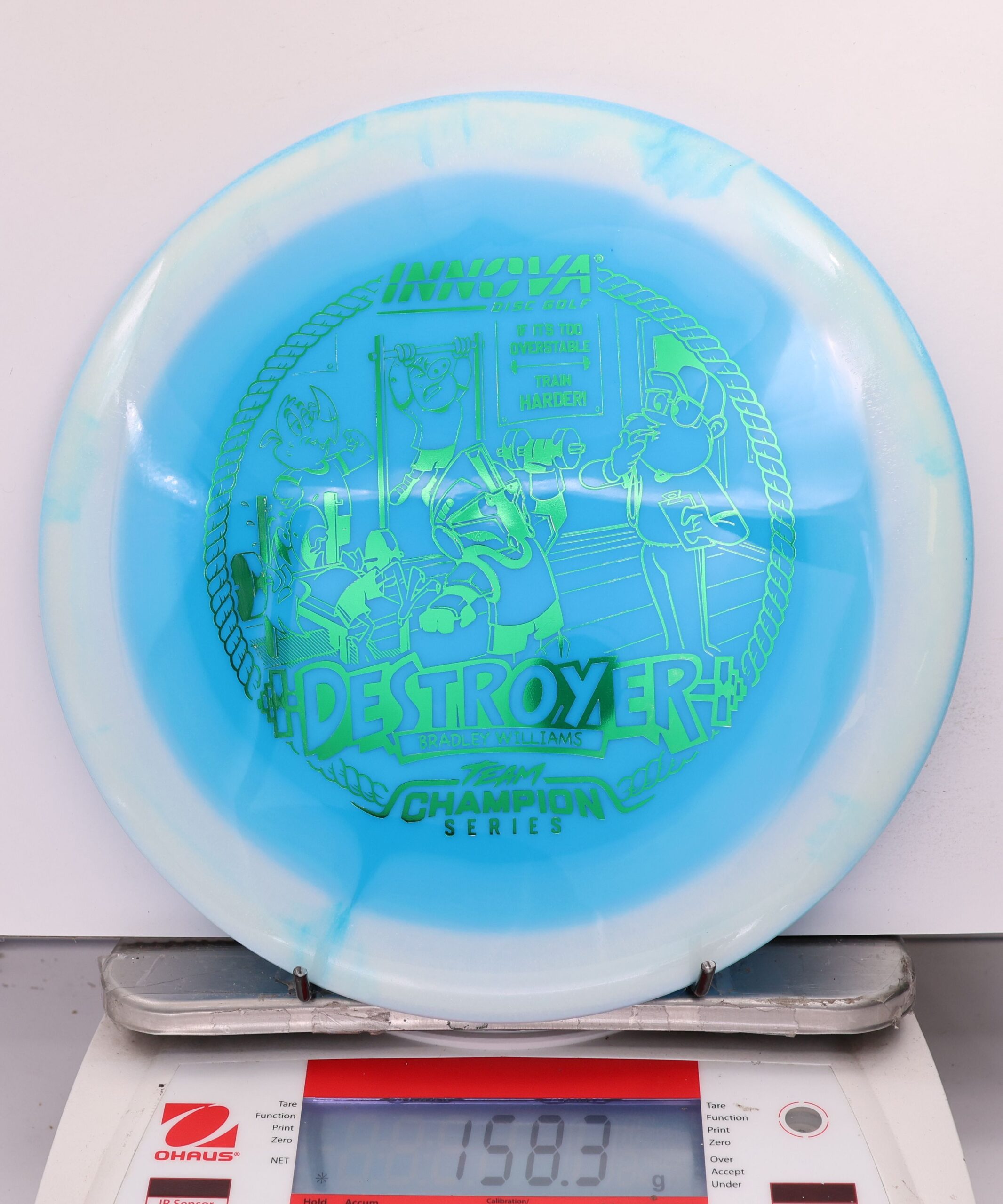 627849 Halo Star "Baby" Destroyer, Bradley Williams 2026 Tour Series - #06 White-Blue, 158
