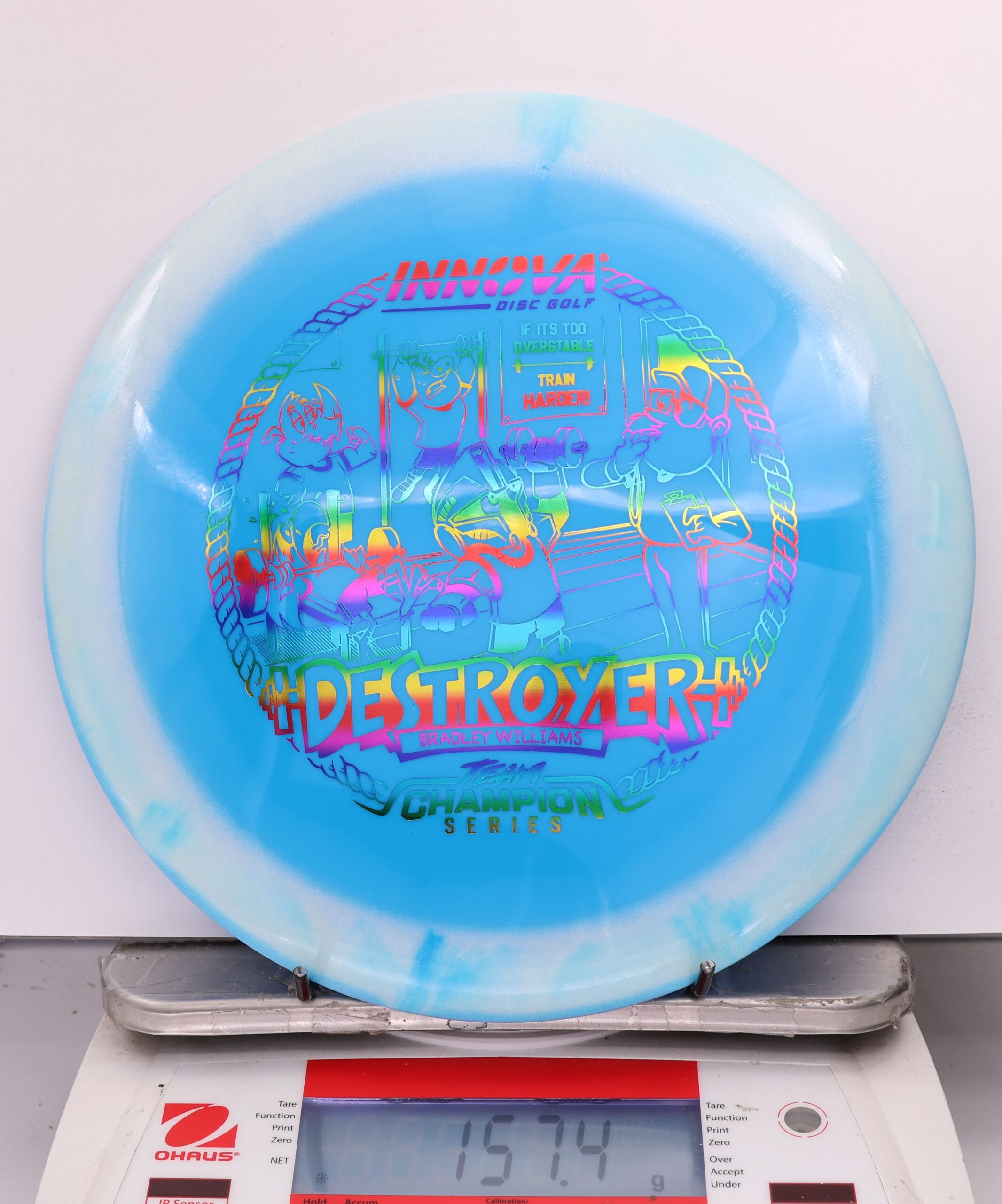 627897 Halo Star "Baby" Destroyer, Bradley Williams 2026 Tour Series - #07 White-Blue, 157