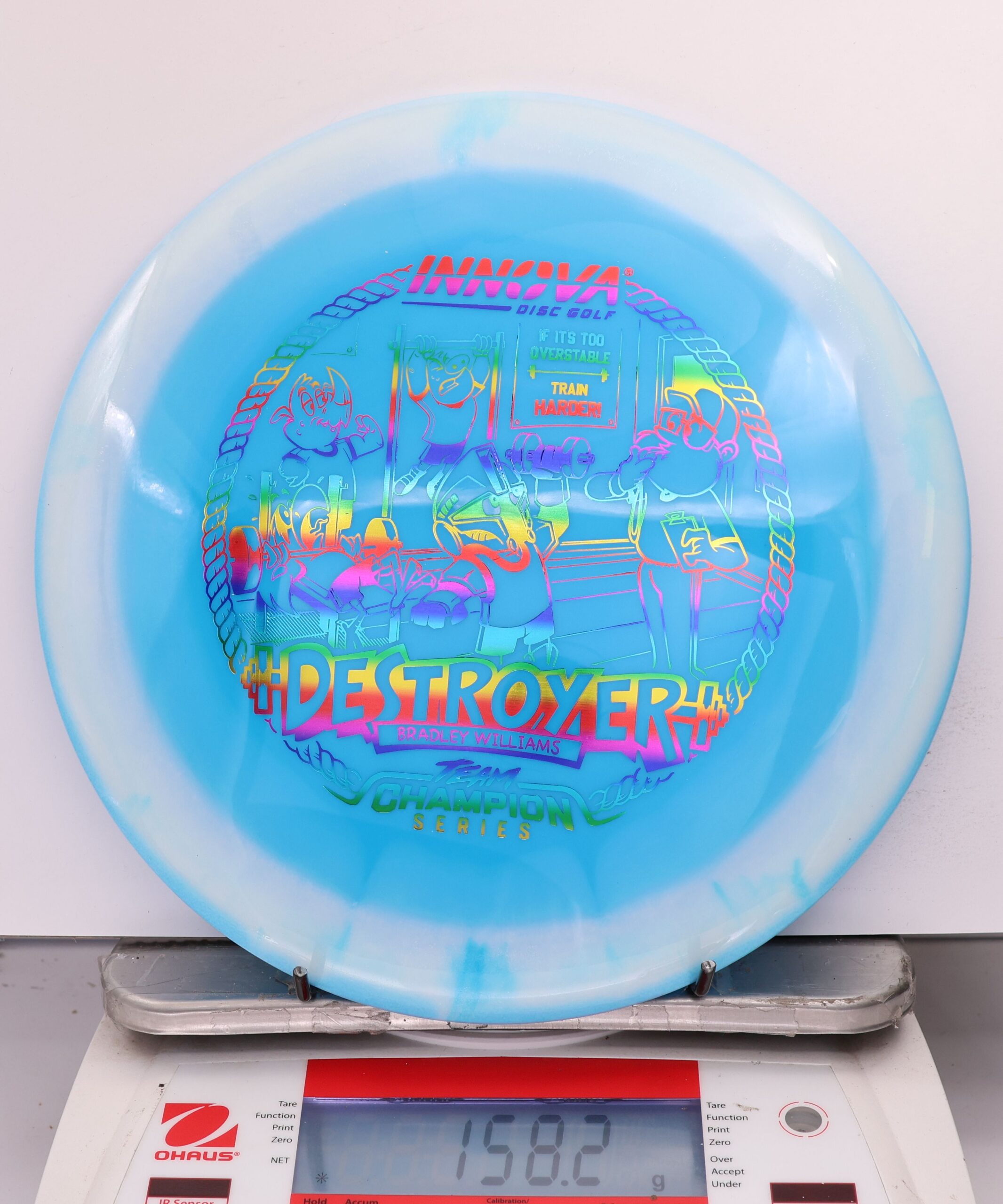 627898 Halo Star "Baby" Destroyer, Bradley Williams 2026 Tour Series - #08 White-Blue, 158