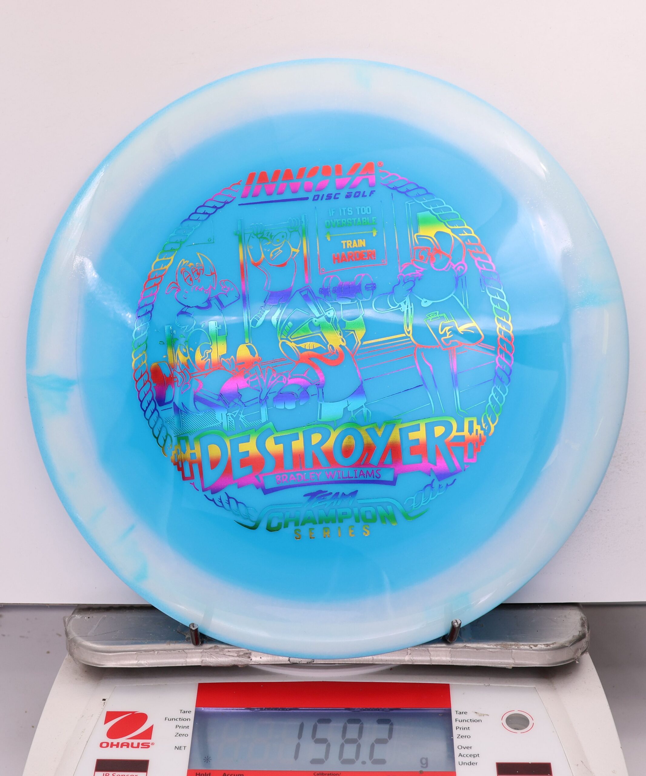 627899 Halo Star "Baby" Destroyer, Bradley Williams 2026 Tour Series - #09 White-Blue, 158