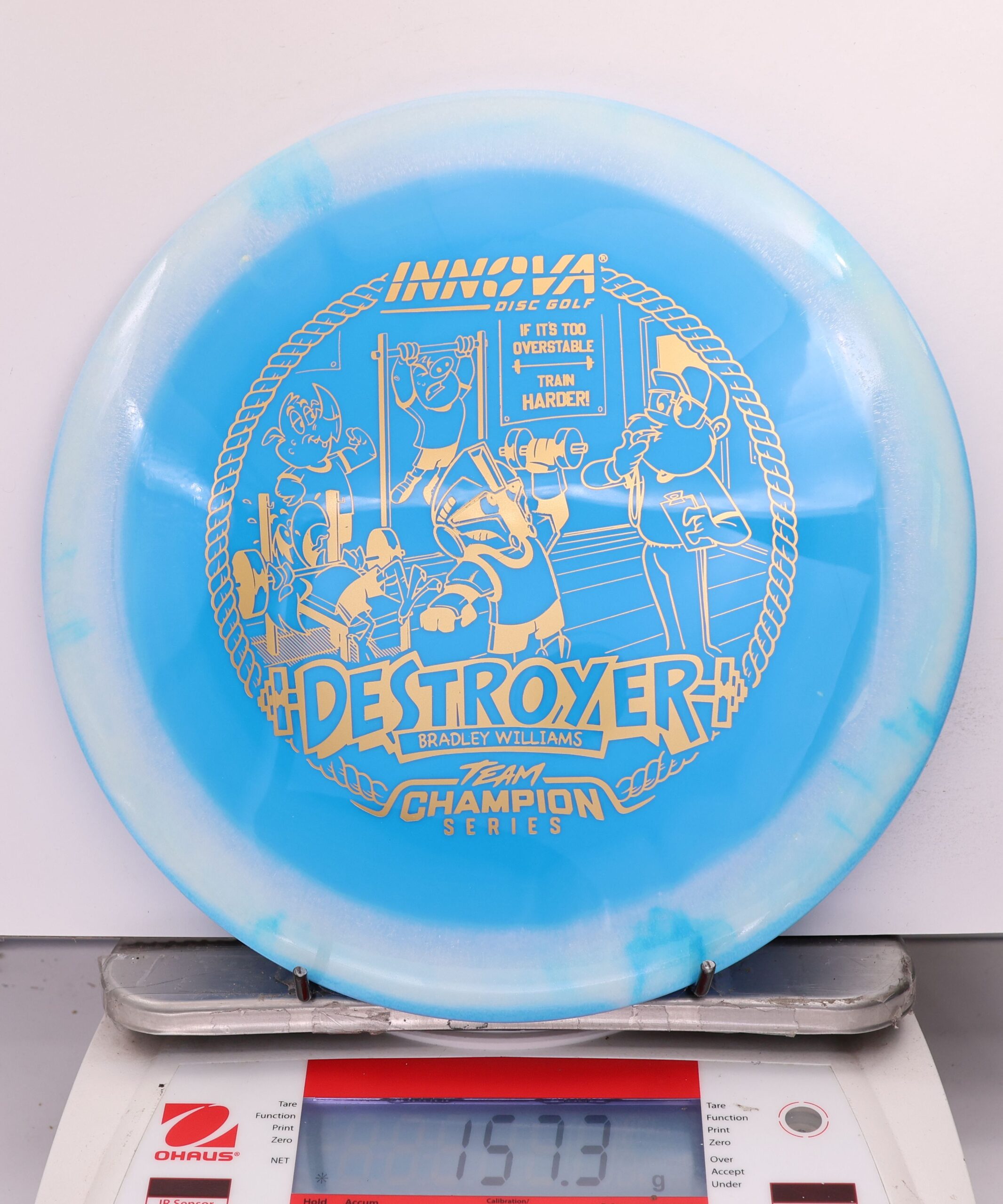 627900 Halo Star "Baby" Destroyer, Bradley Williams 2026 Tour Series - #10 White-Blue, 157