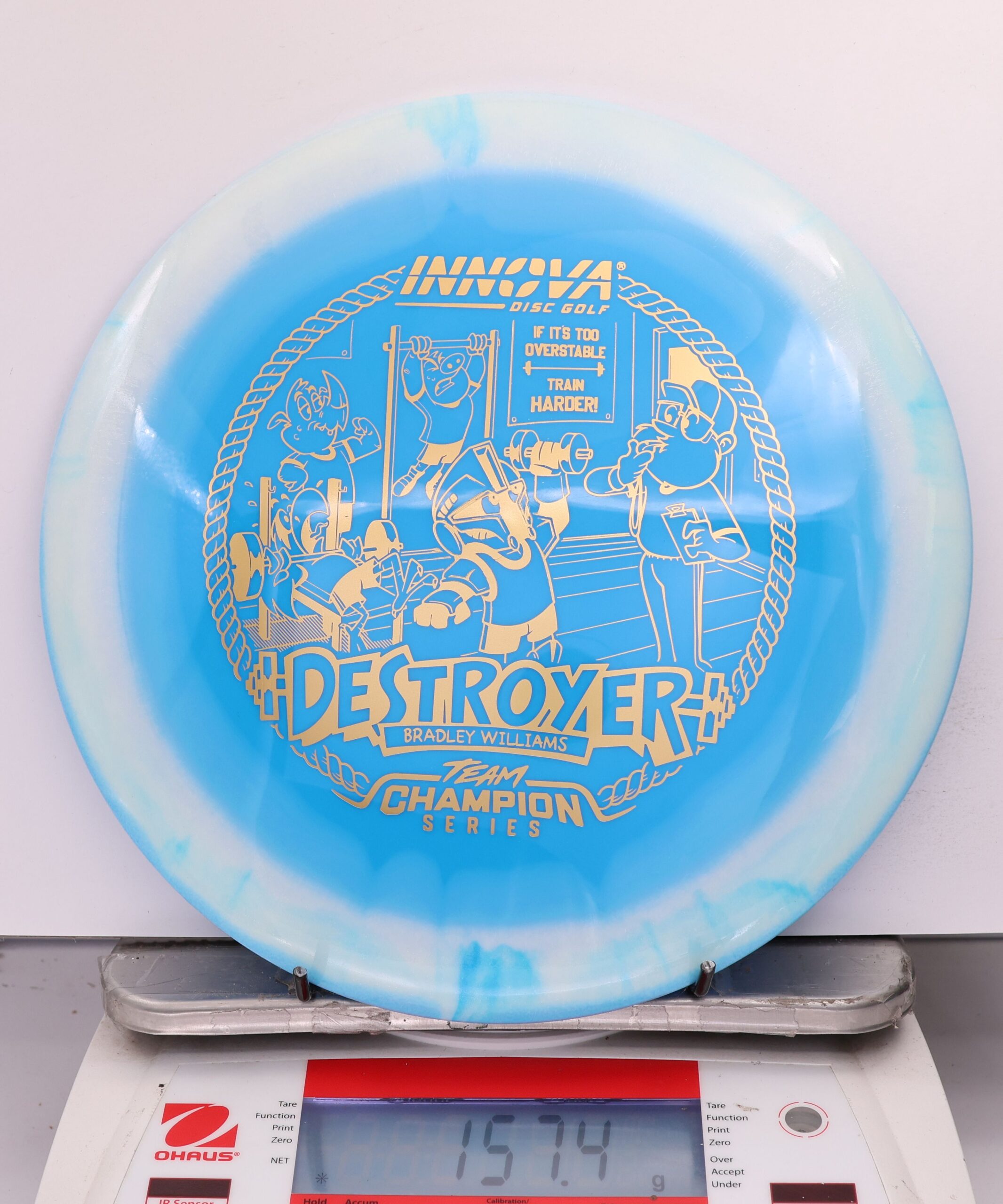 627901 Halo Star "Baby" Destroyer, Bradley Williams 2026 Tour Series - #11 White-Blue, 157