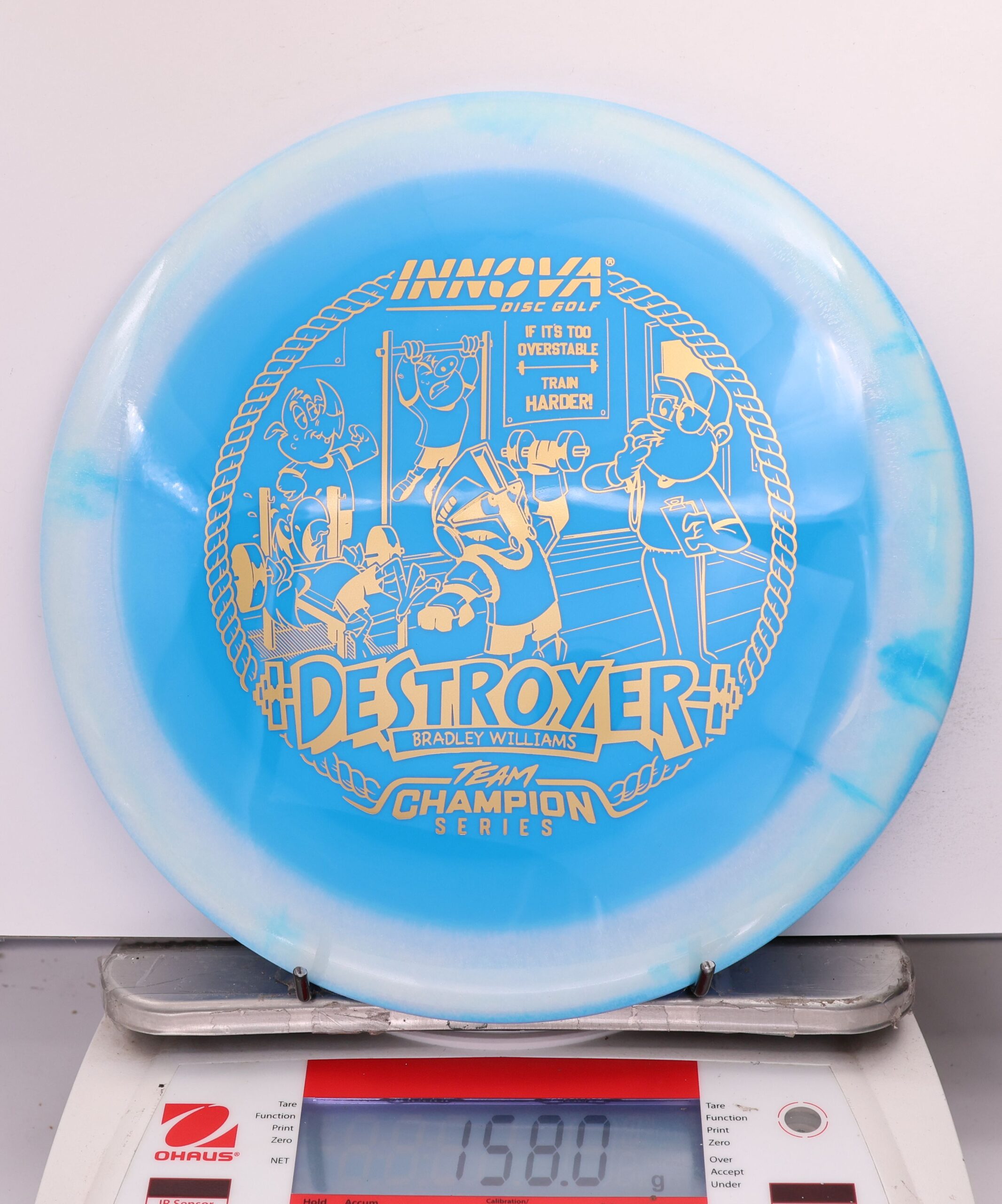 627949 Halo Star "Baby" Destroyer, Bradley Williams 2026 Tour Series - #12 White-Blue, 158