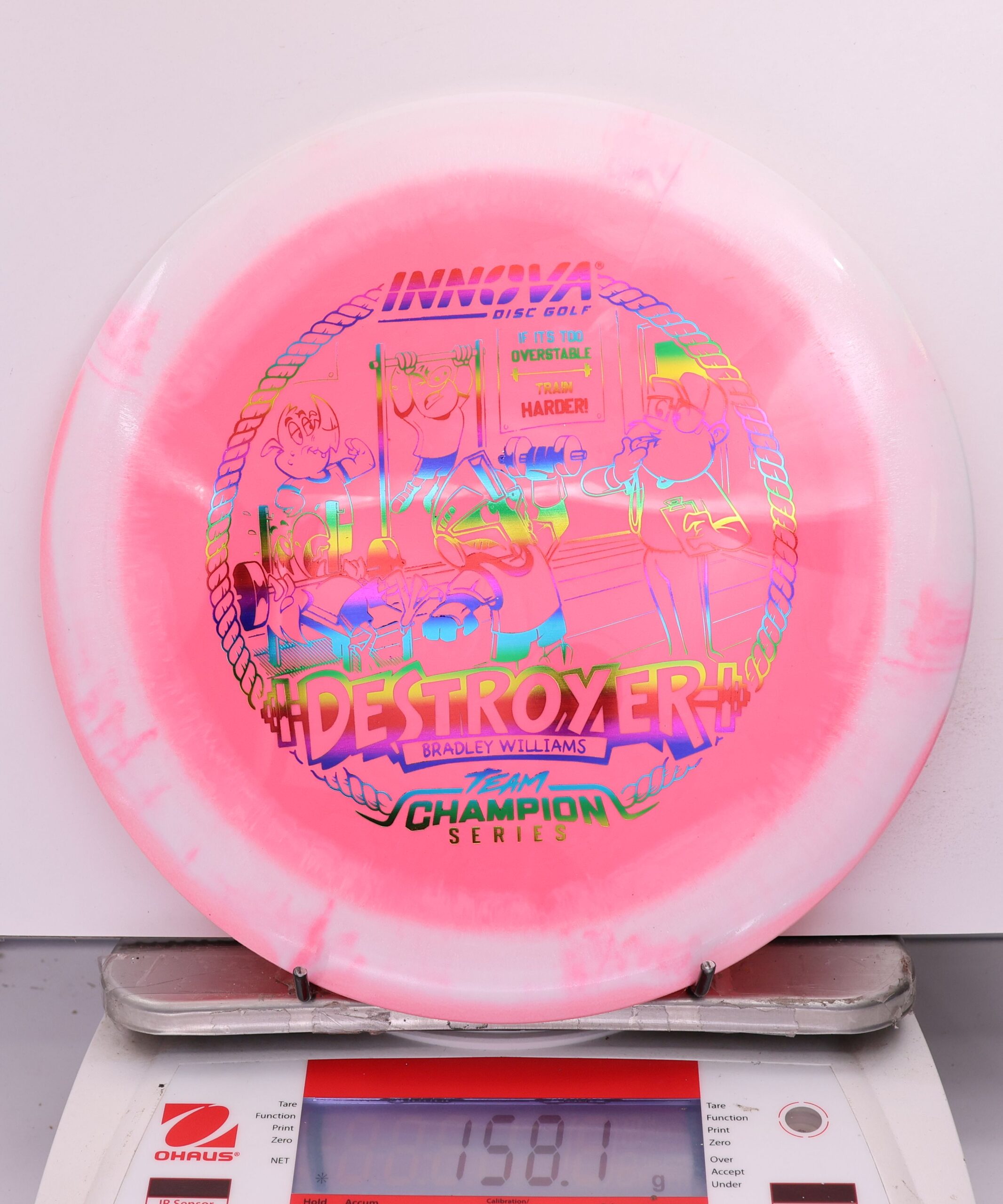 627951 Halo Star "Baby" Destroyer, Bradley Williams 2026 Tour Series - #14 White-Pink, 158