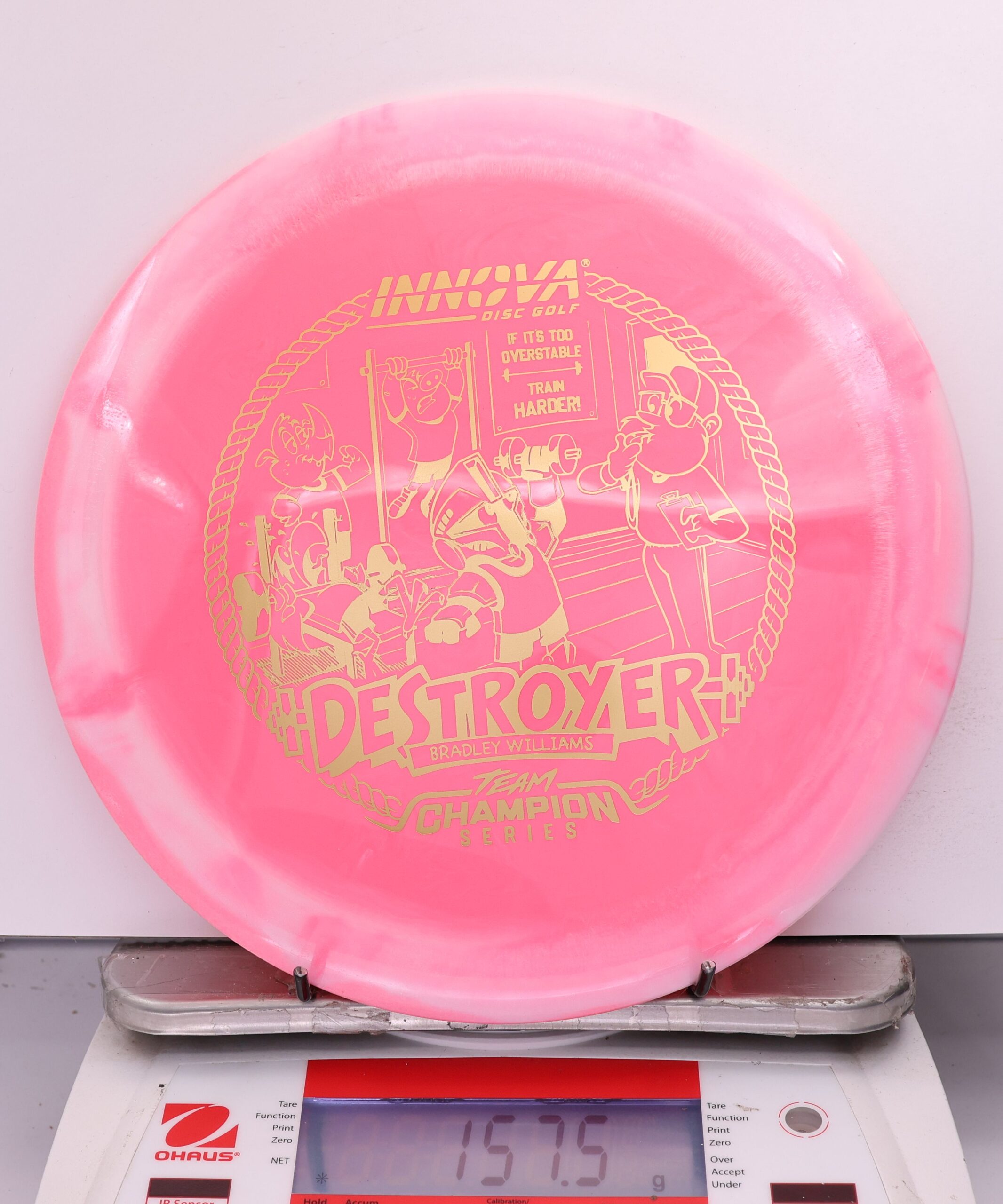 627952 Halo Star "Baby" Destroyer, Bradley Williams 2026 Tour Series - #15 White-Pink, 158
