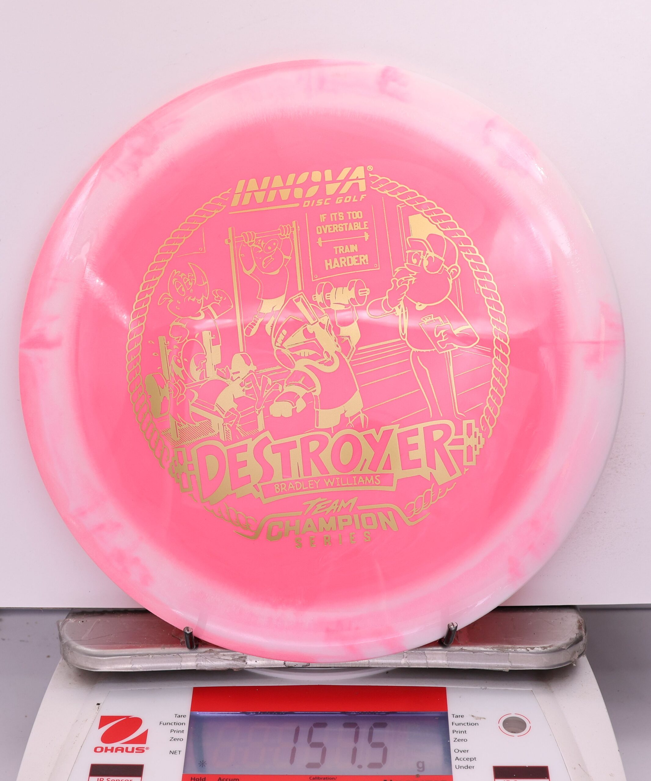 628004 Halo Star "Baby" Destroyer, Bradley Williams 2026 Tour Series - #20 White-Pink, 158