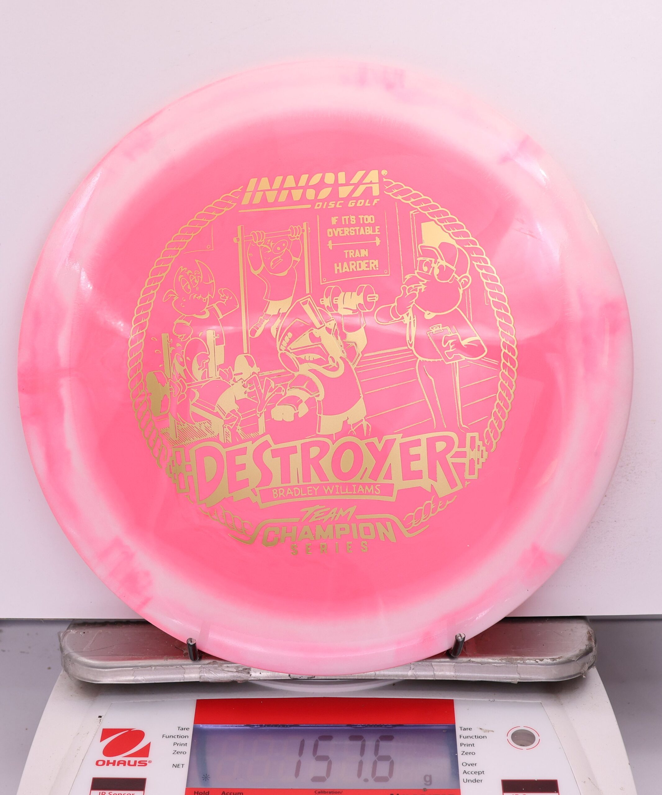 628005 Halo Star "Baby" Destroyer, Bradley Williams 2026 Tour Series - #21 White-Pink, 158